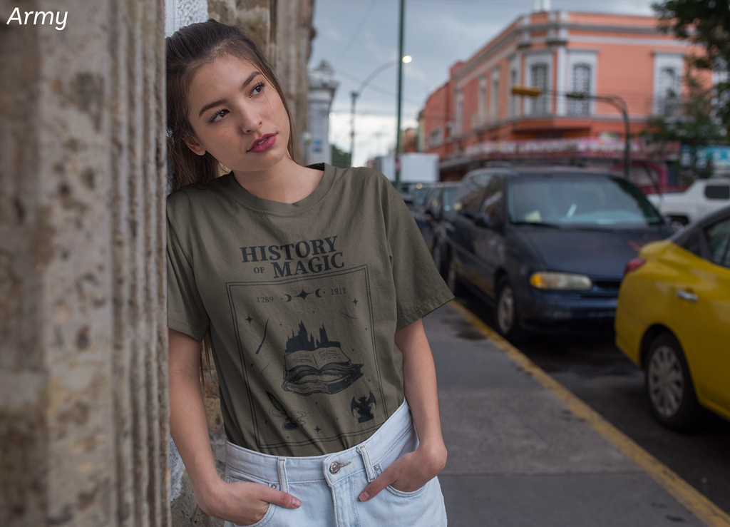 History of Magic Class Shirt- Wizard School History Tee