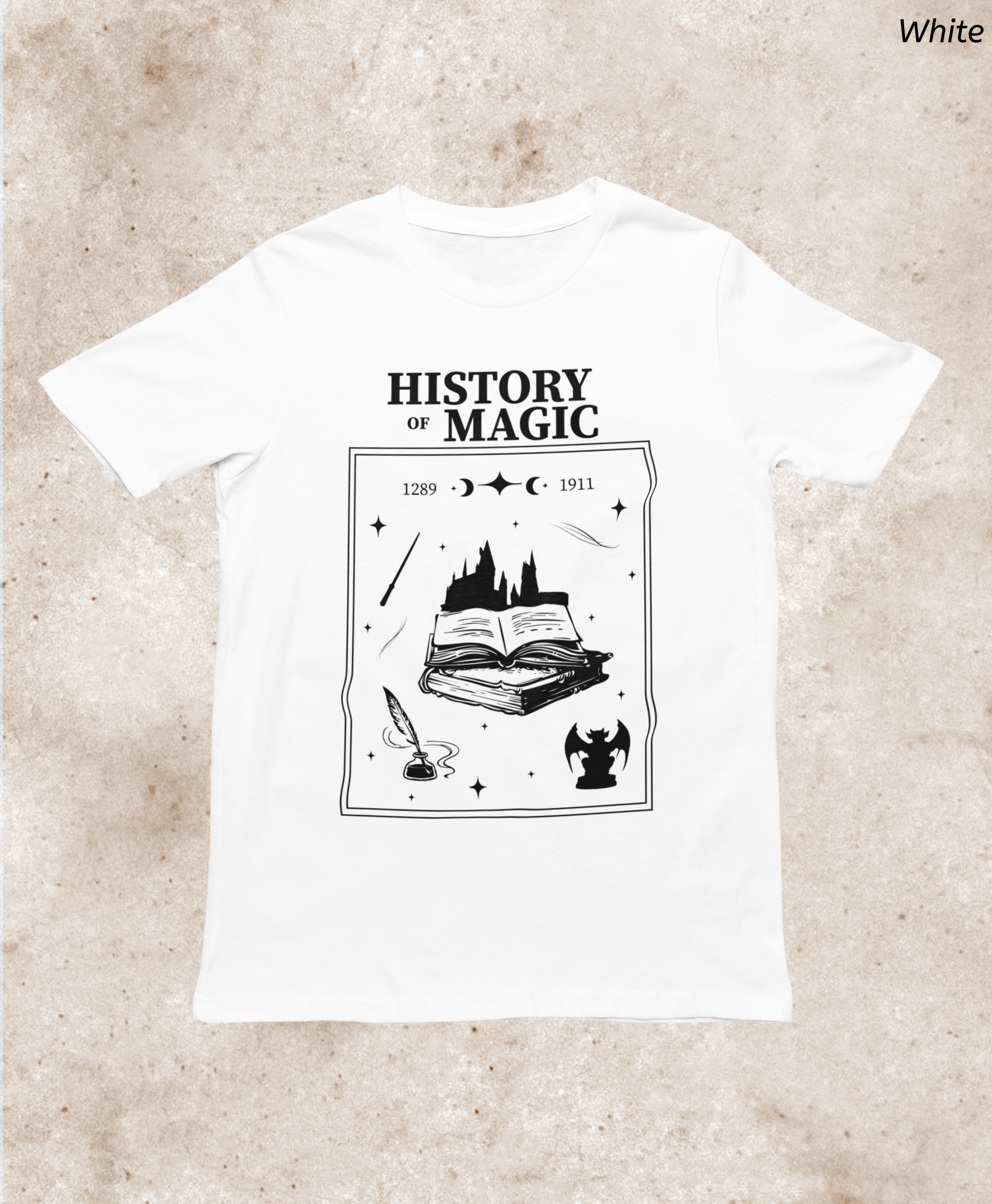 History of Magic Class Shirt- Wizard School History Tee