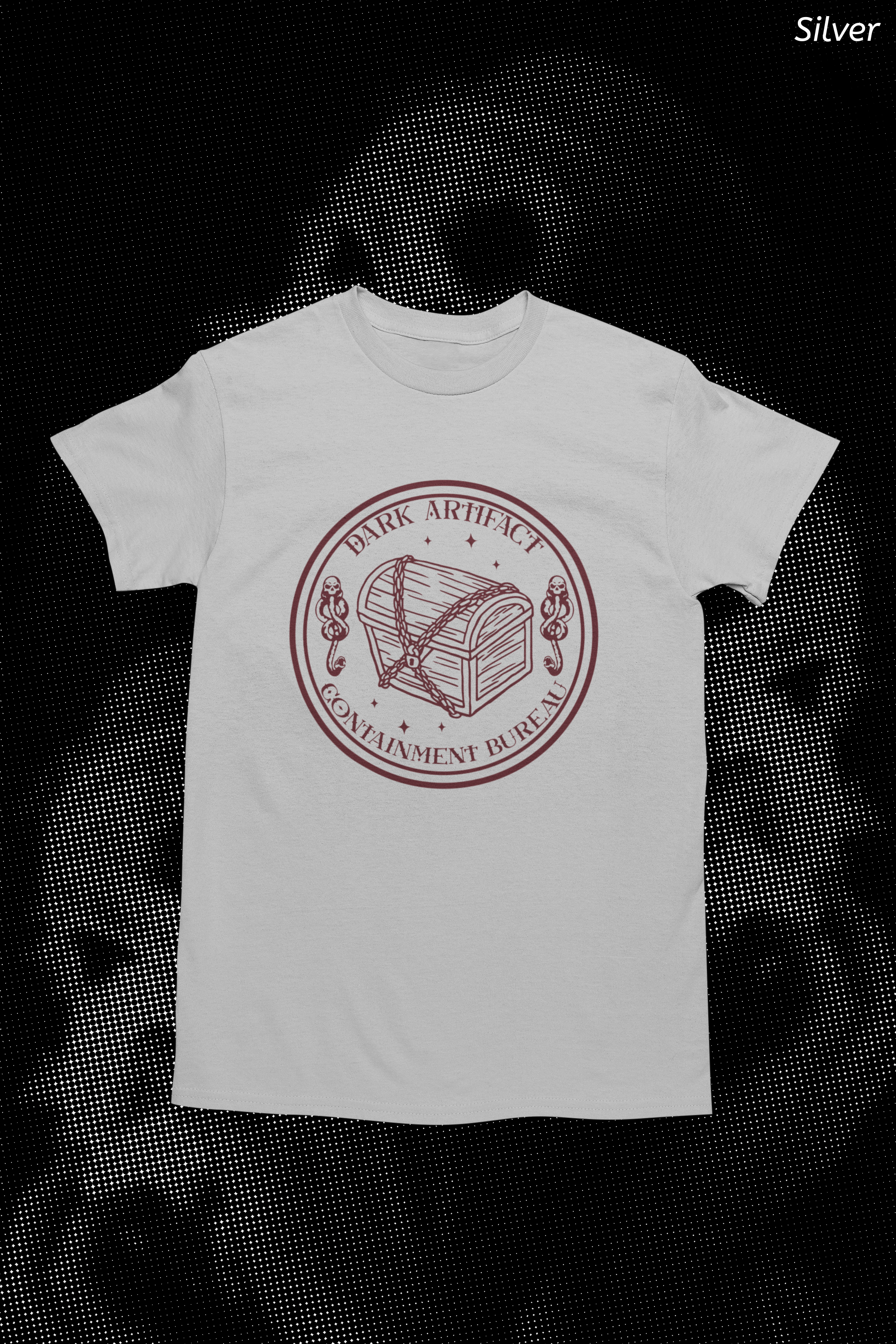 Dark Artifact Containment Bureau Tee- Dark Wizard Inspired Shirt