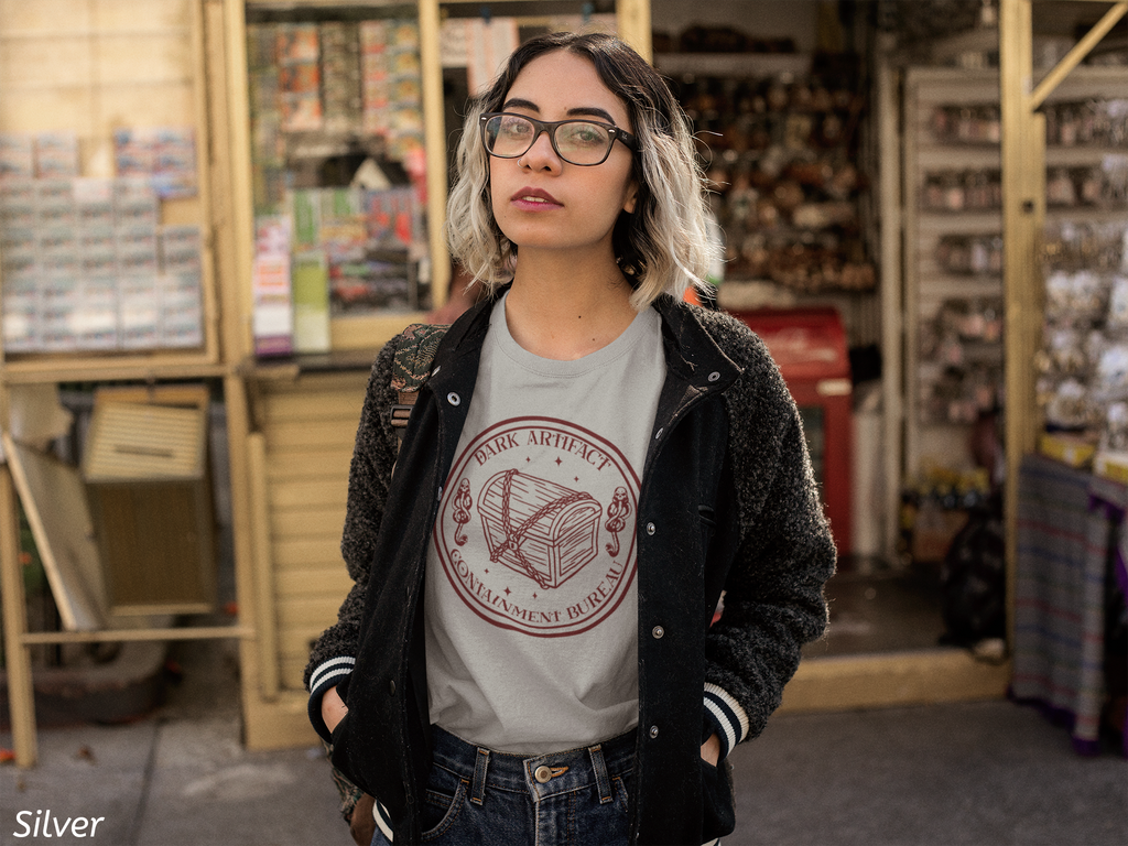 Dark Artifact Containment Bureau Tee- Dark Wizard Inspired Shirt