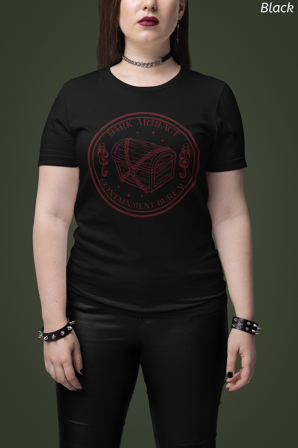 Dark Artifact Containment Bureau Tee- Dark Wizard Inspired Shirt