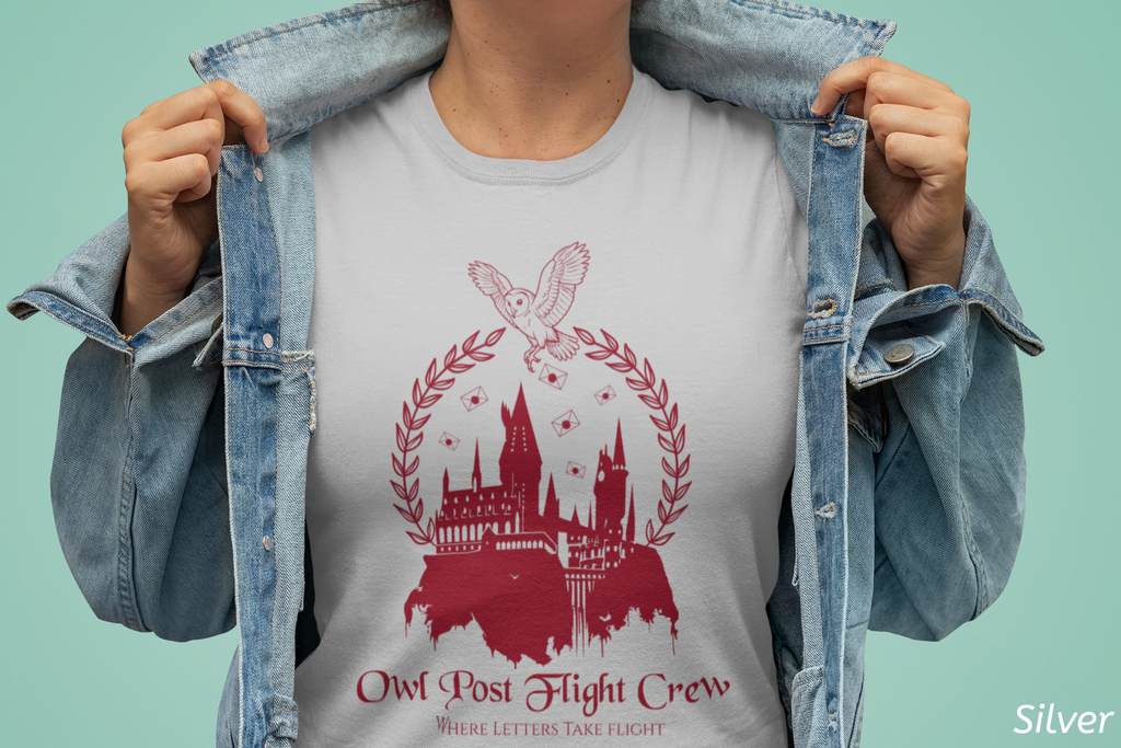 Owl Post Flight Crew Shirt- Wizard Mail Service Tee