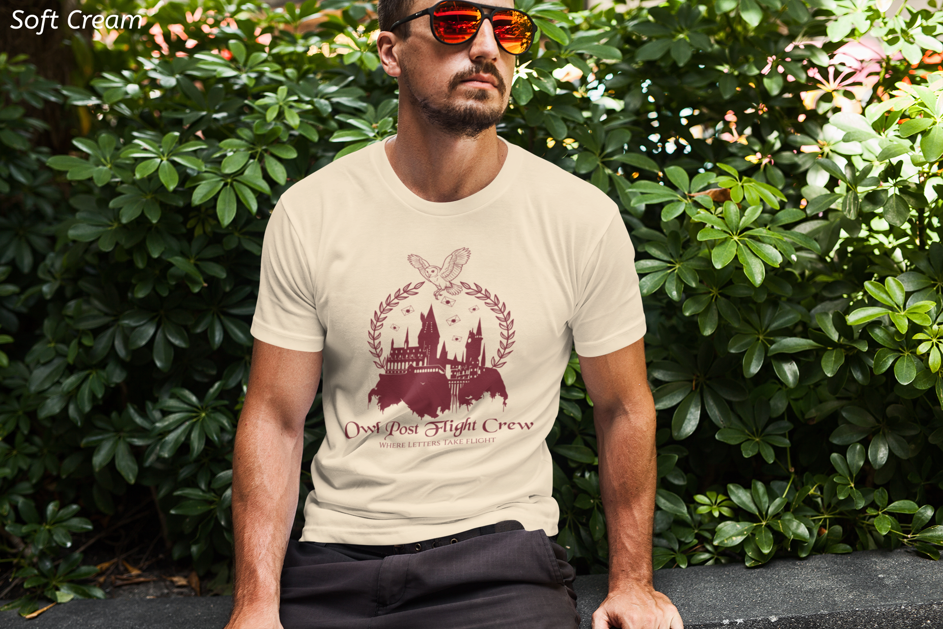 Owl Post Flight Crew Shirt- Wizard Mail Service Tee