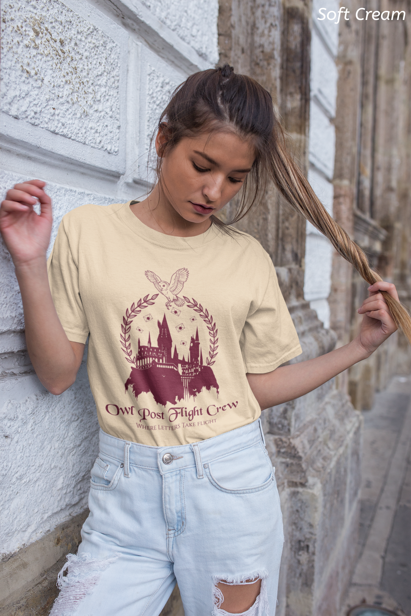 Owl Post Flight Crew Shirt- Wizard Mail Service Tee