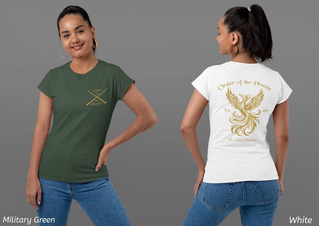 Phoenix Wizard Shirt- Lux Vincit Tenebras Double Sided Tee