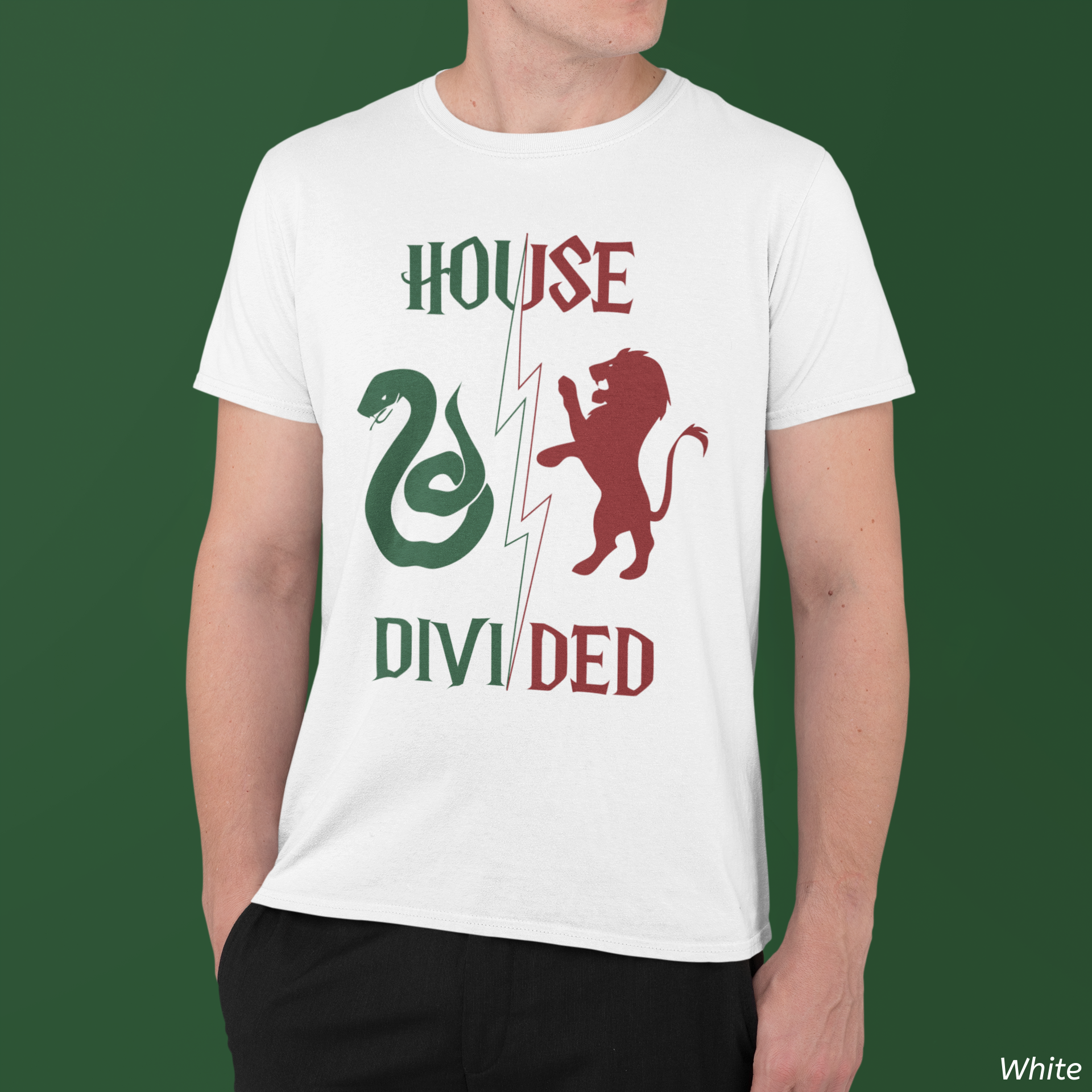 House Divided Rivalry Shirt- Serpent + Lion Wizardcore Couple Tee