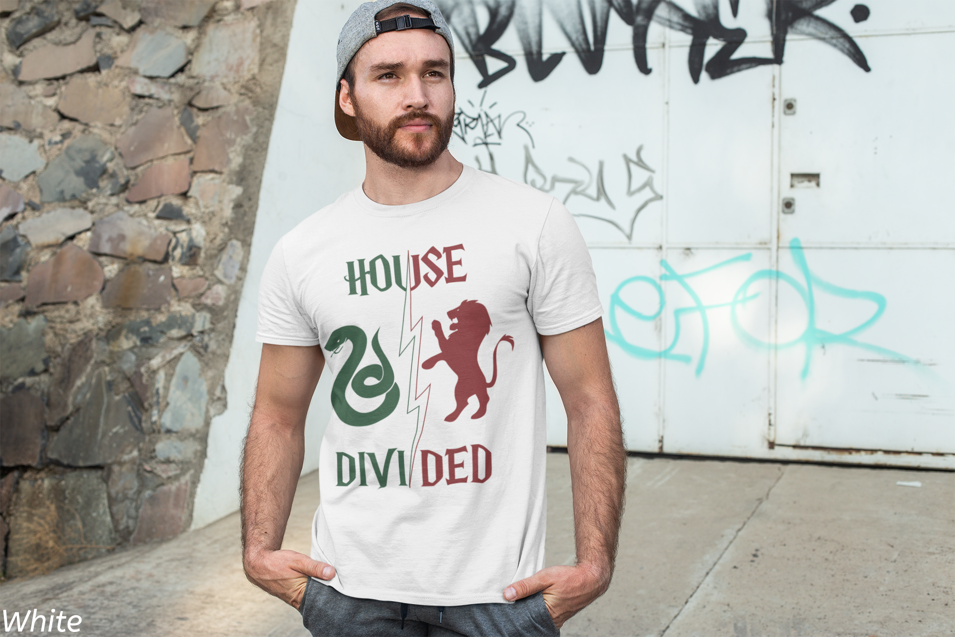 House Divided Rivalry Shirt- Serpent + Lion Wizardcore Couple Tee