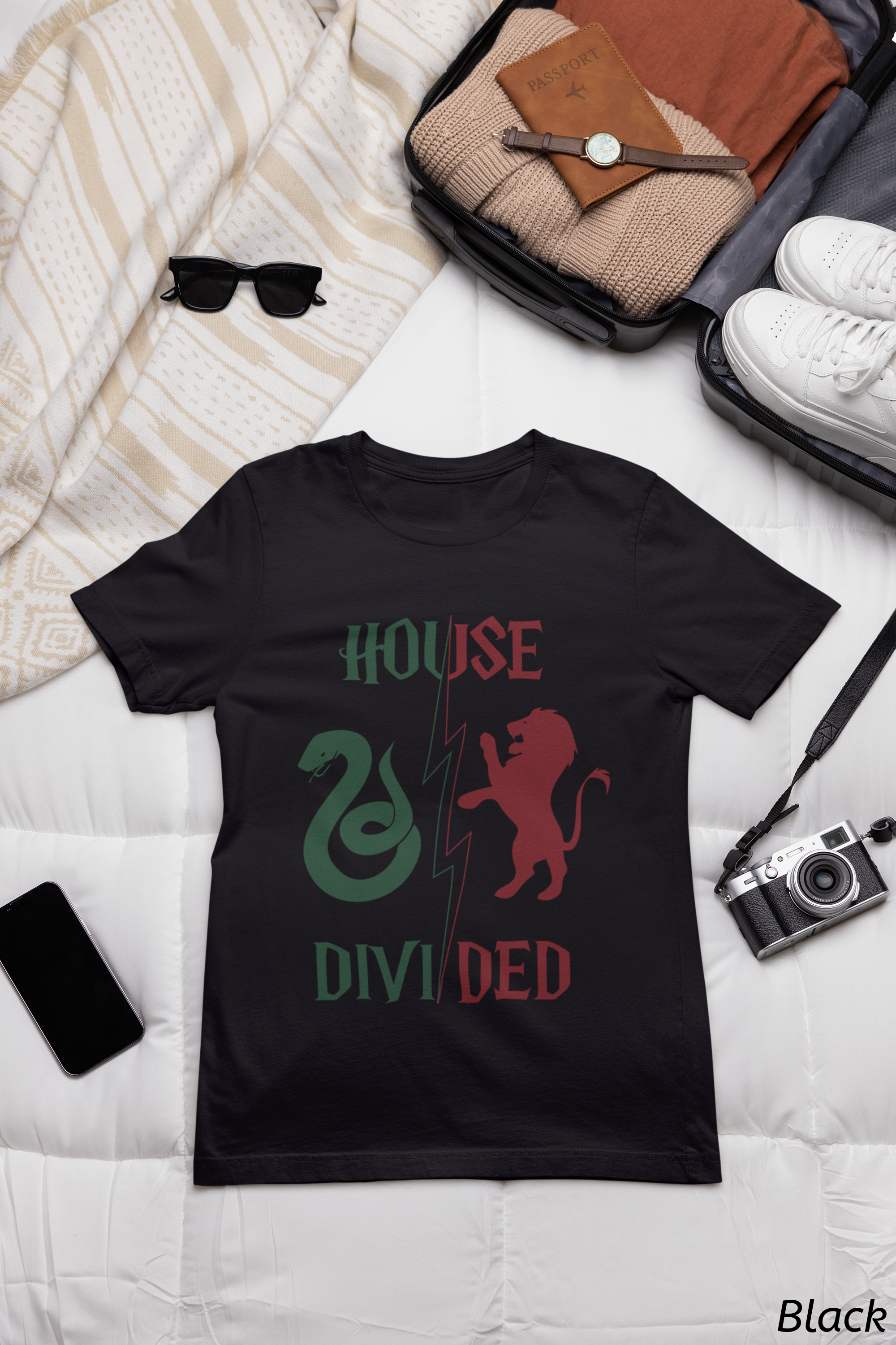 House Divided Rivalry Shirt- Serpent + Lion Wizardcore Couple Tee