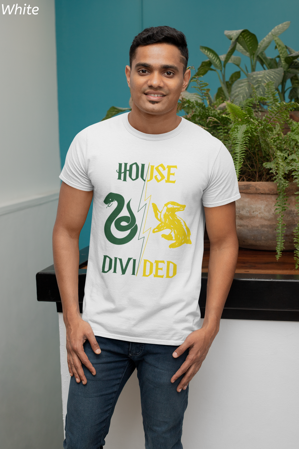 House Divided Rivalry Shirt- Serpent + Badger Wizardcore Couple Tee