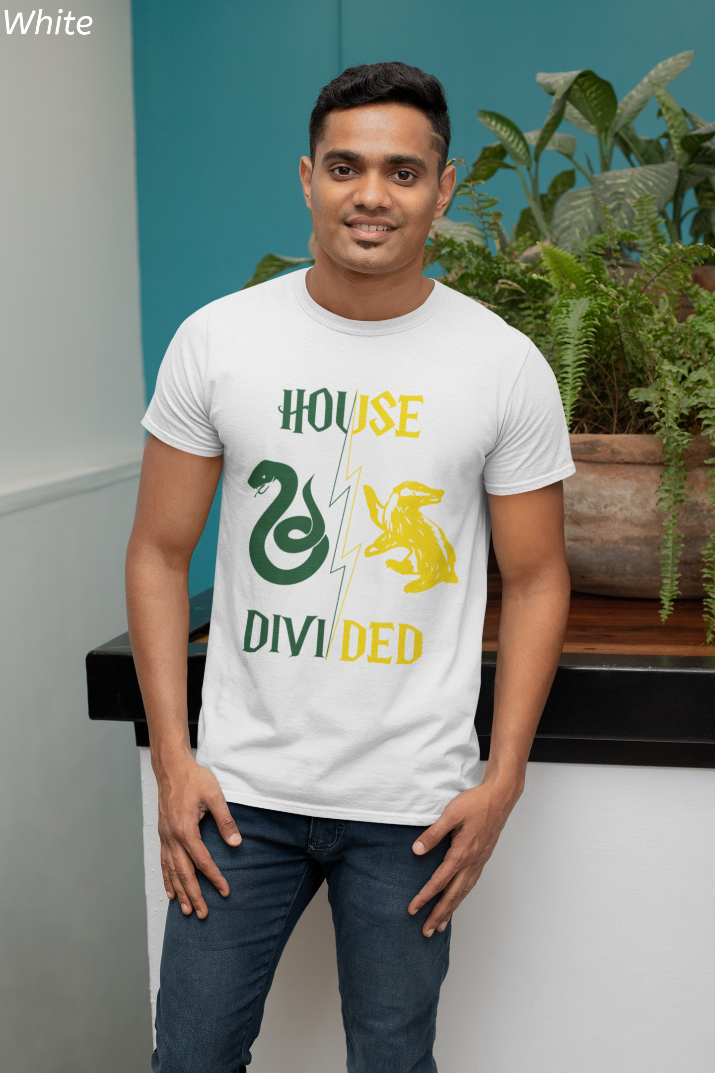 House Divided Rivalry Shirt- Serpent + Badger Wizardcore Couple Tee