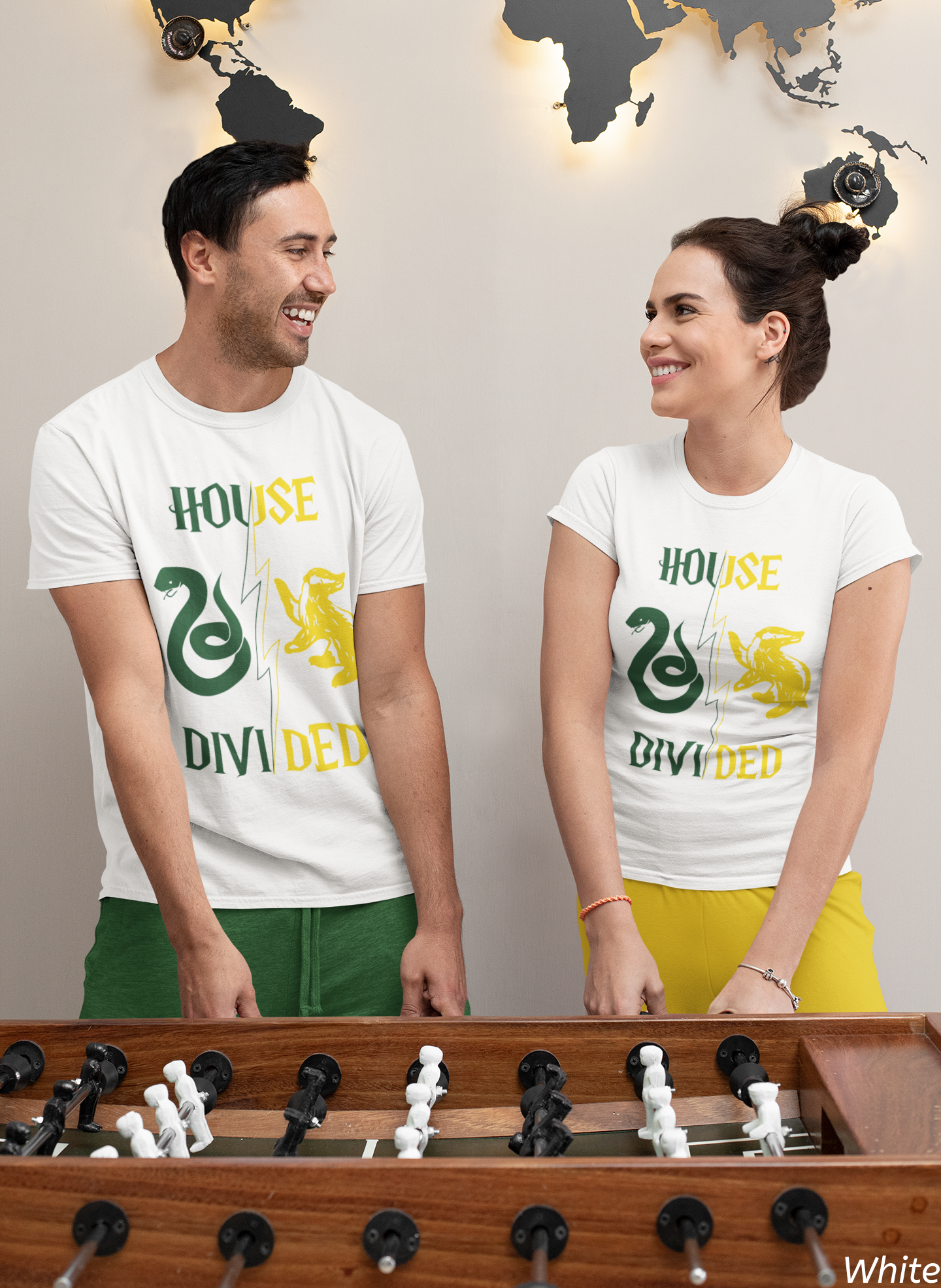 House Divided Rivalry Shirt- Serpent + Badger Wizardcore Couple Tee