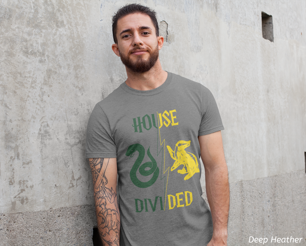 House Divided Rivalry Shirt- Serpent + Badger Wizardcore Couple Tee