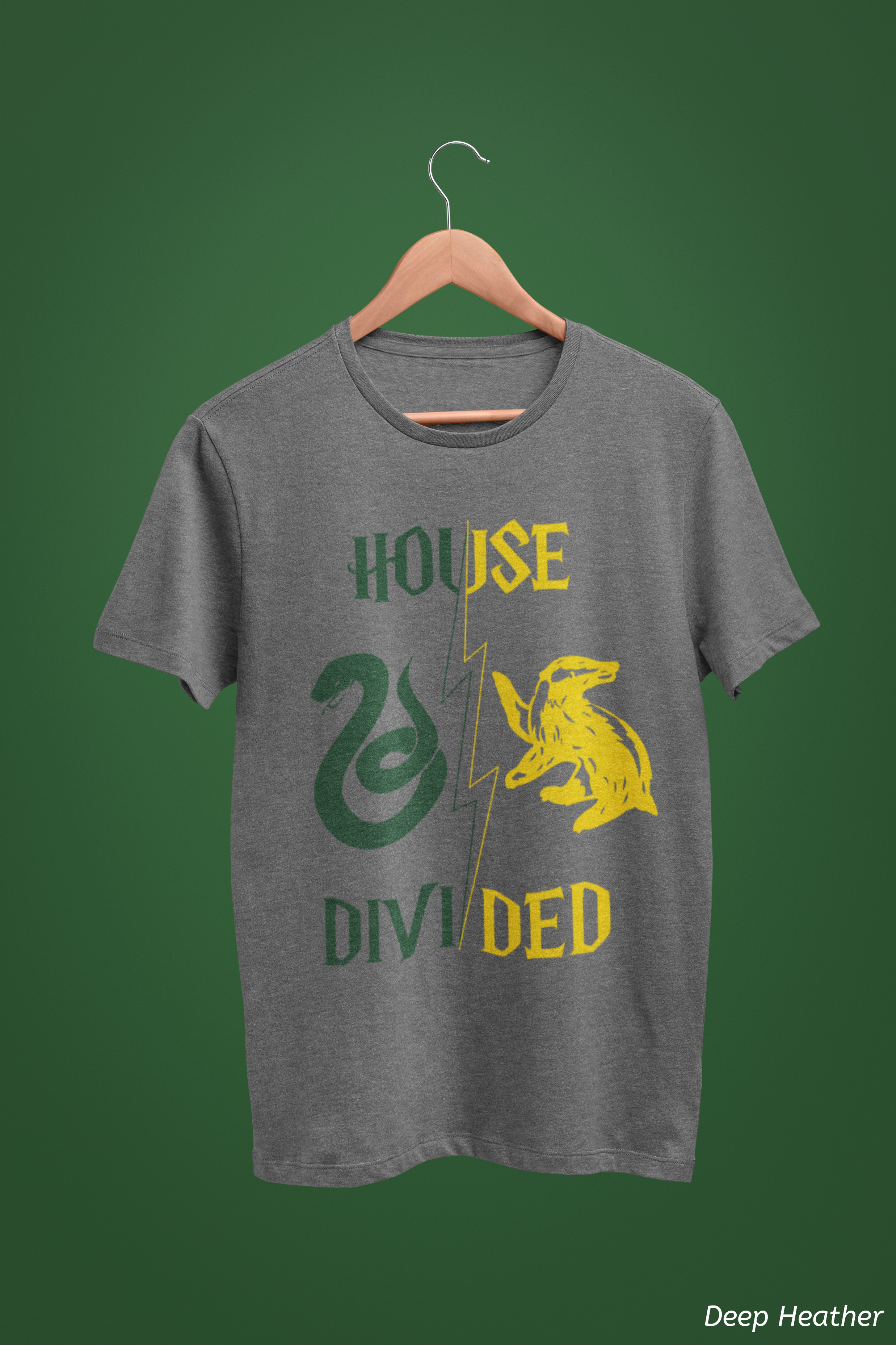 House Divided Rivalry Shirt- Serpent + Badger Wizardcore Couple Tee