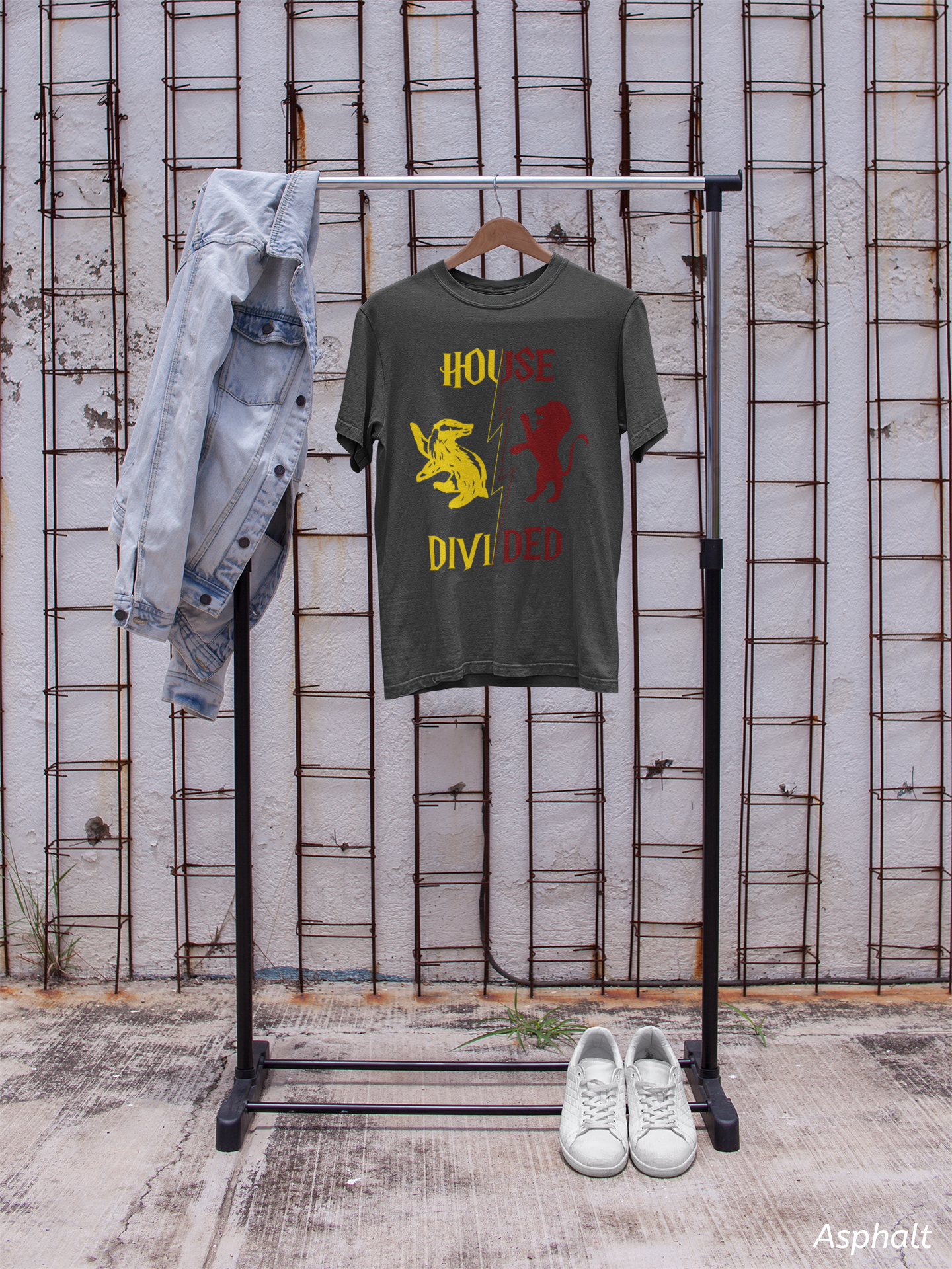 House Divided Rivalry Shirt- Lion + Badger Wizardcore Couple Tee