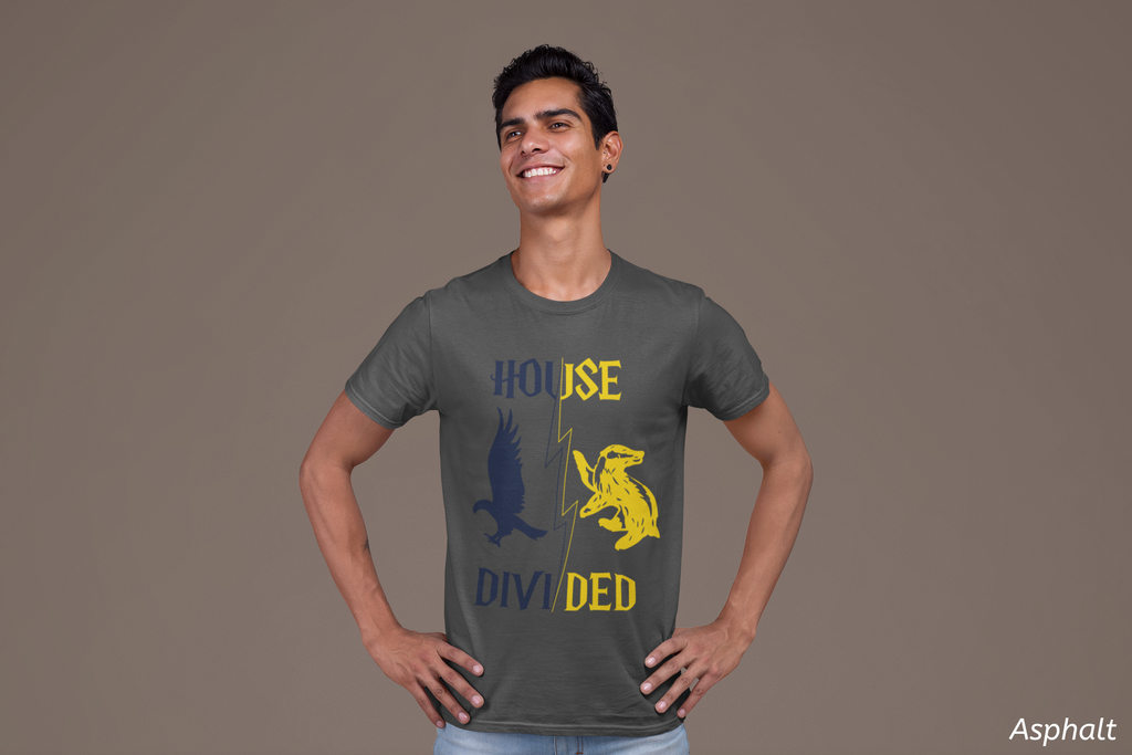 House Divided Rivalry Shirt- Raven + Badger Wizardcore Couple Tee