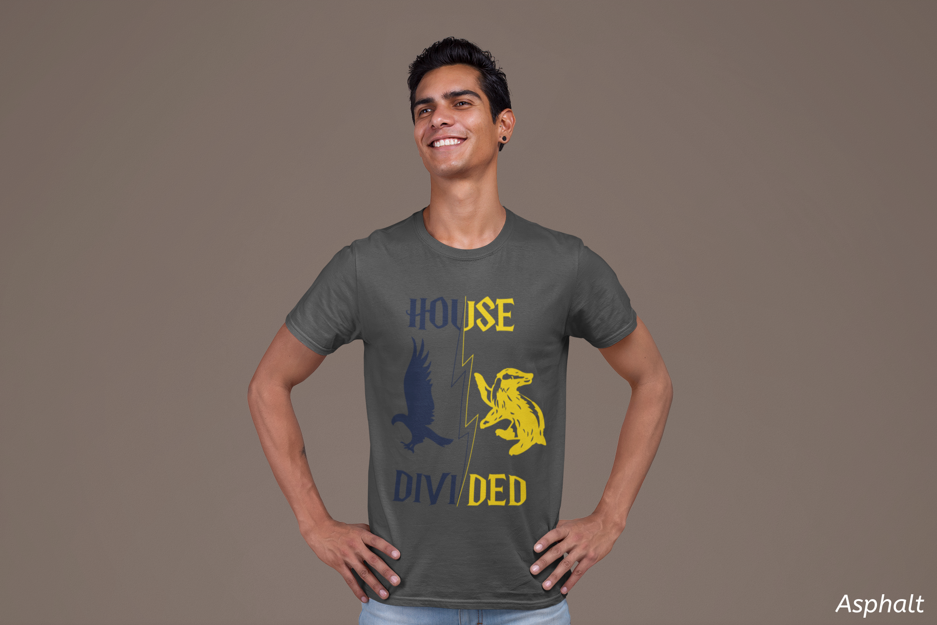 House Divided Rivalry Shirt- Raven + Badger Wizardcore Couple Tee