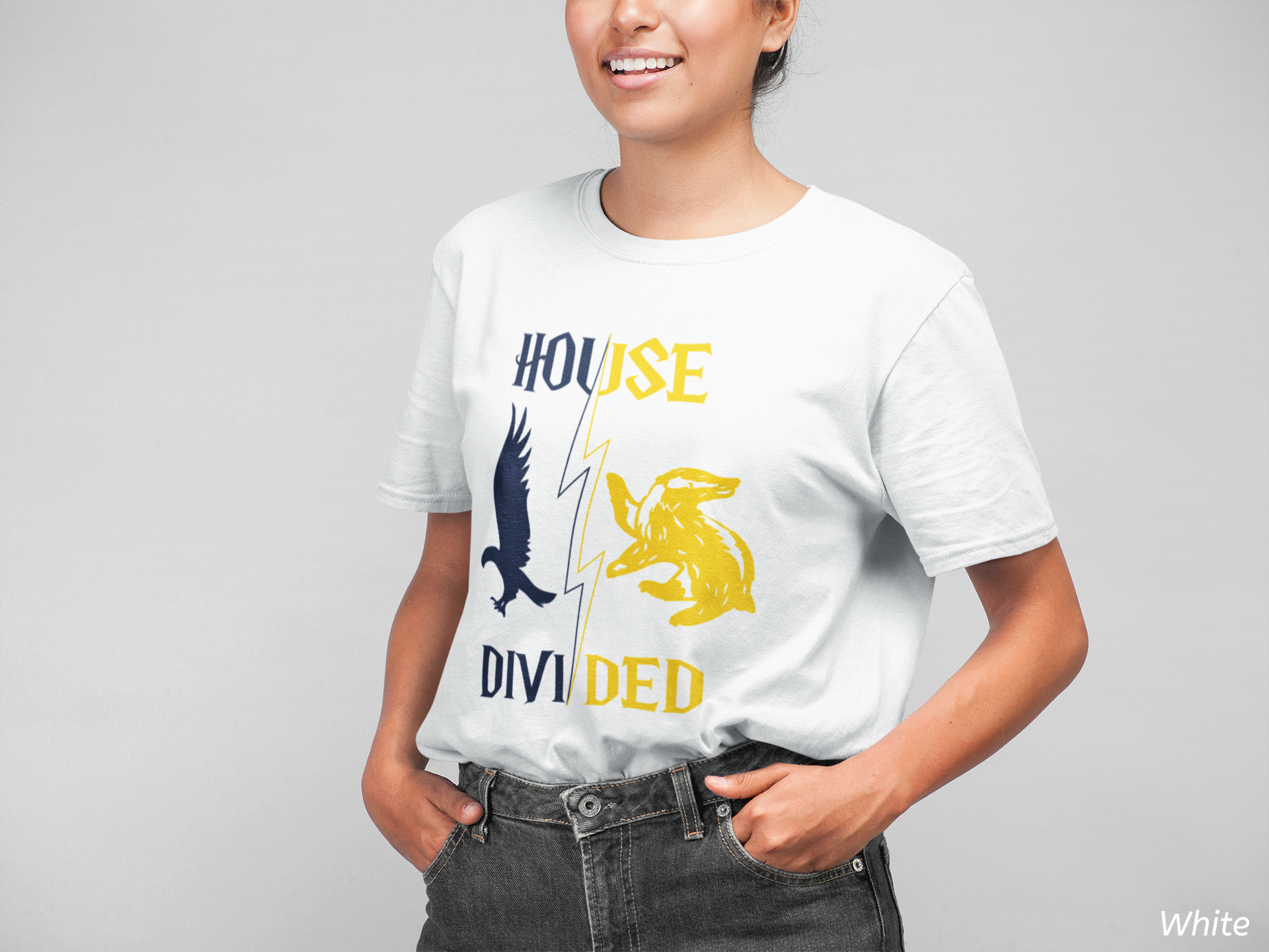 House Divided Rivalry Shirt- Raven + Badger Wizardcore Couple Tee
