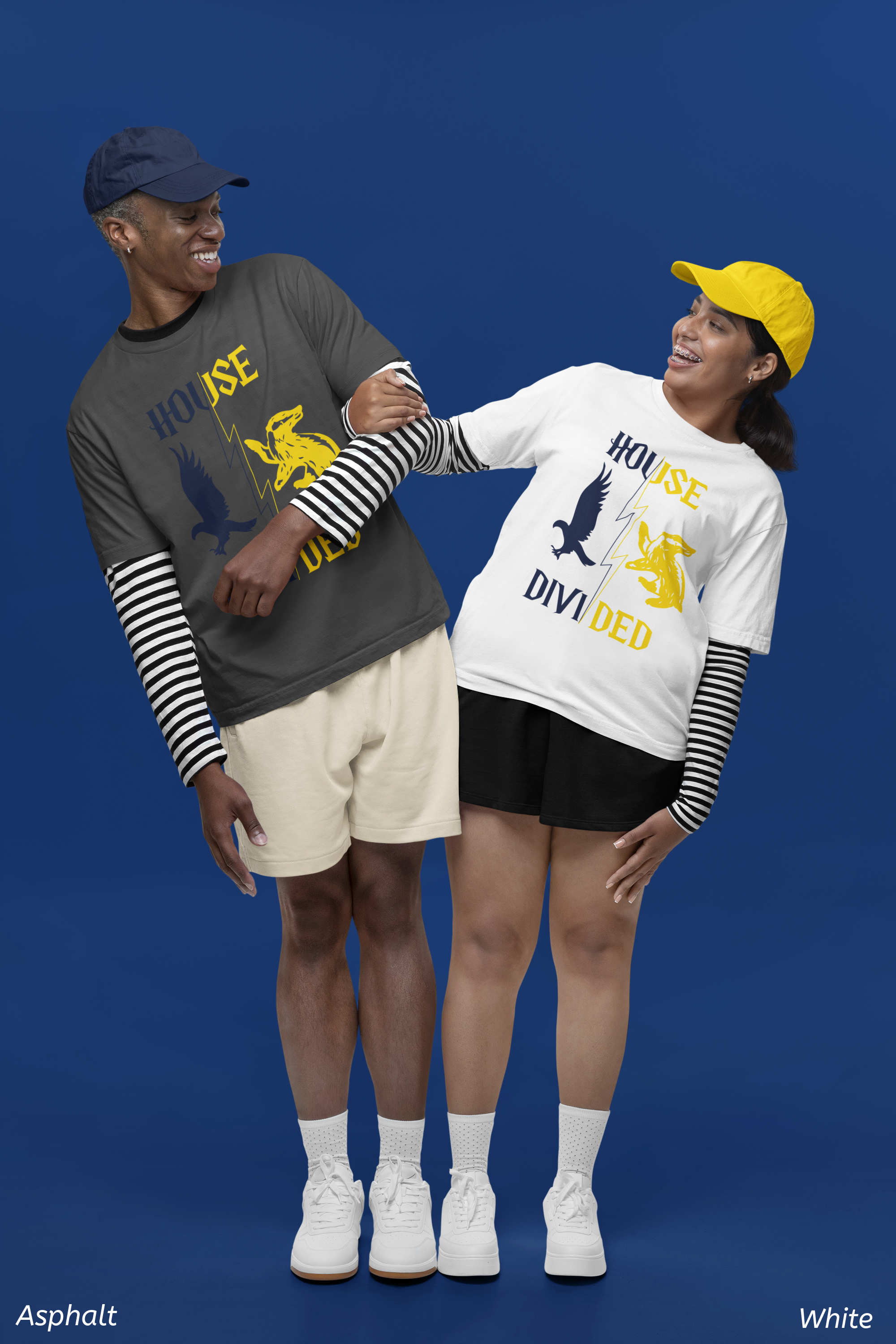 House Divided Rivalry Shirt- Raven + Badger Wizardcore Couple Tee