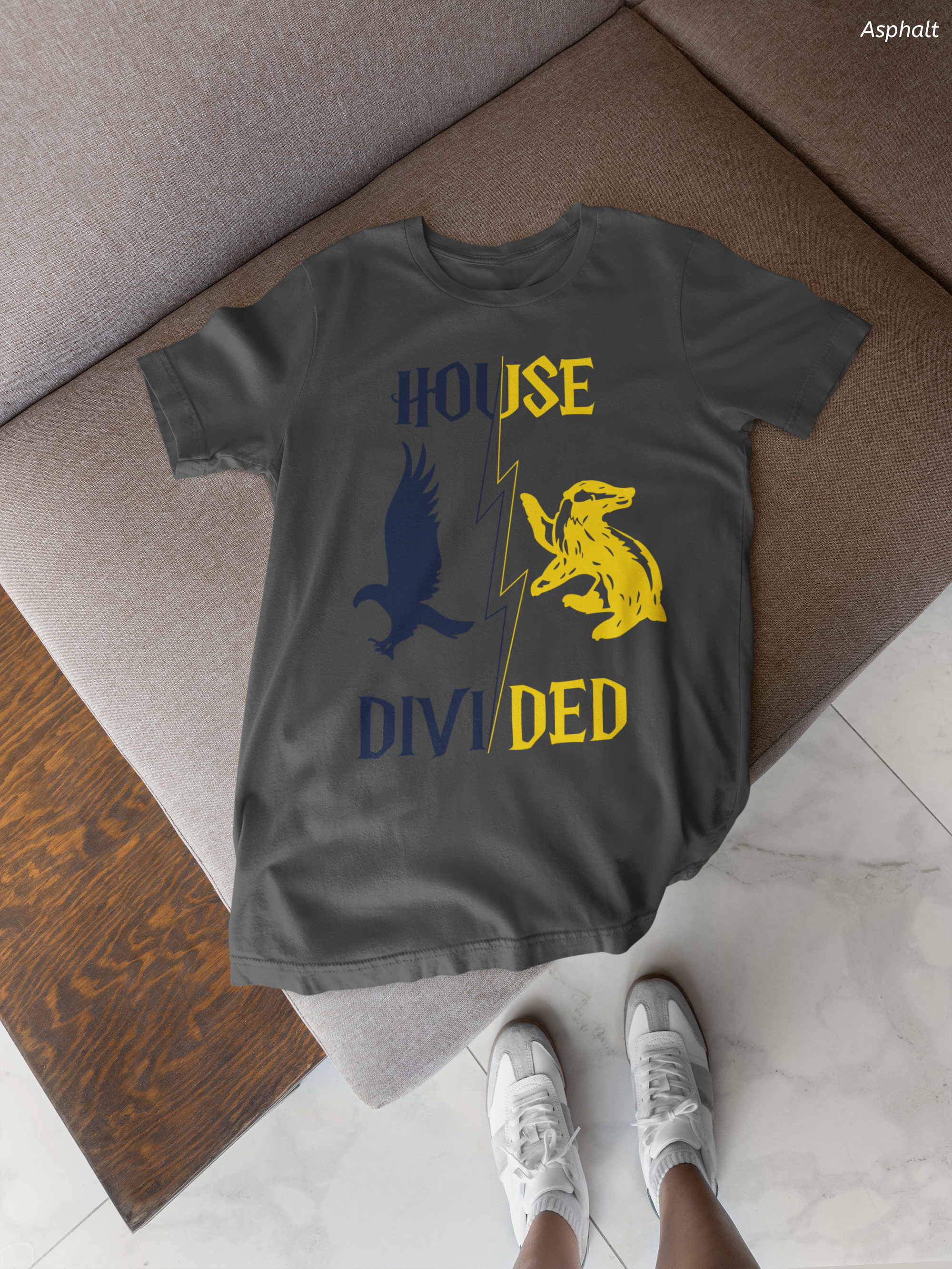 House Divided Rivalry Shirt- Raven + Badger Wizardcore Couple Tee
