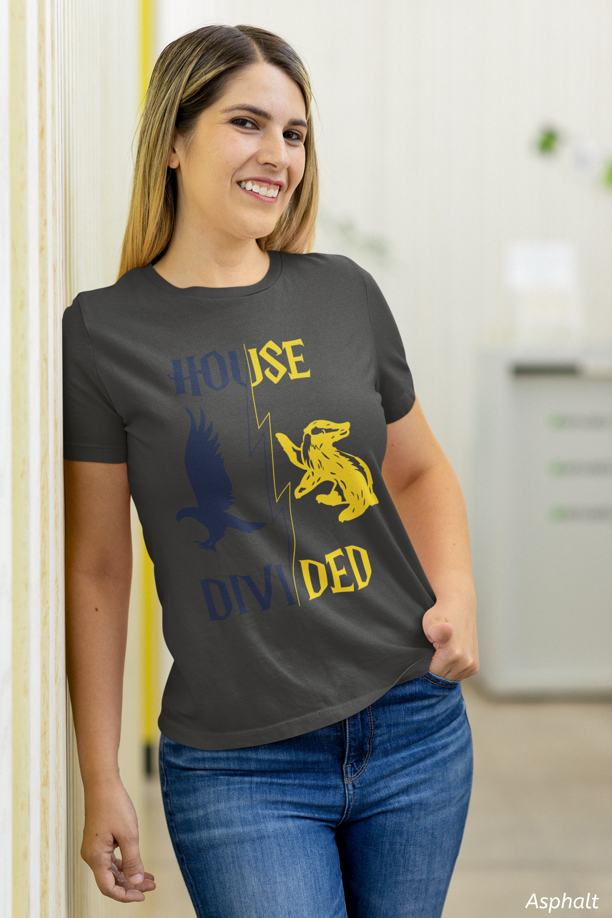 House Divided Rivalry Shirt- Raven + Badger Wizardcore Couple Tee