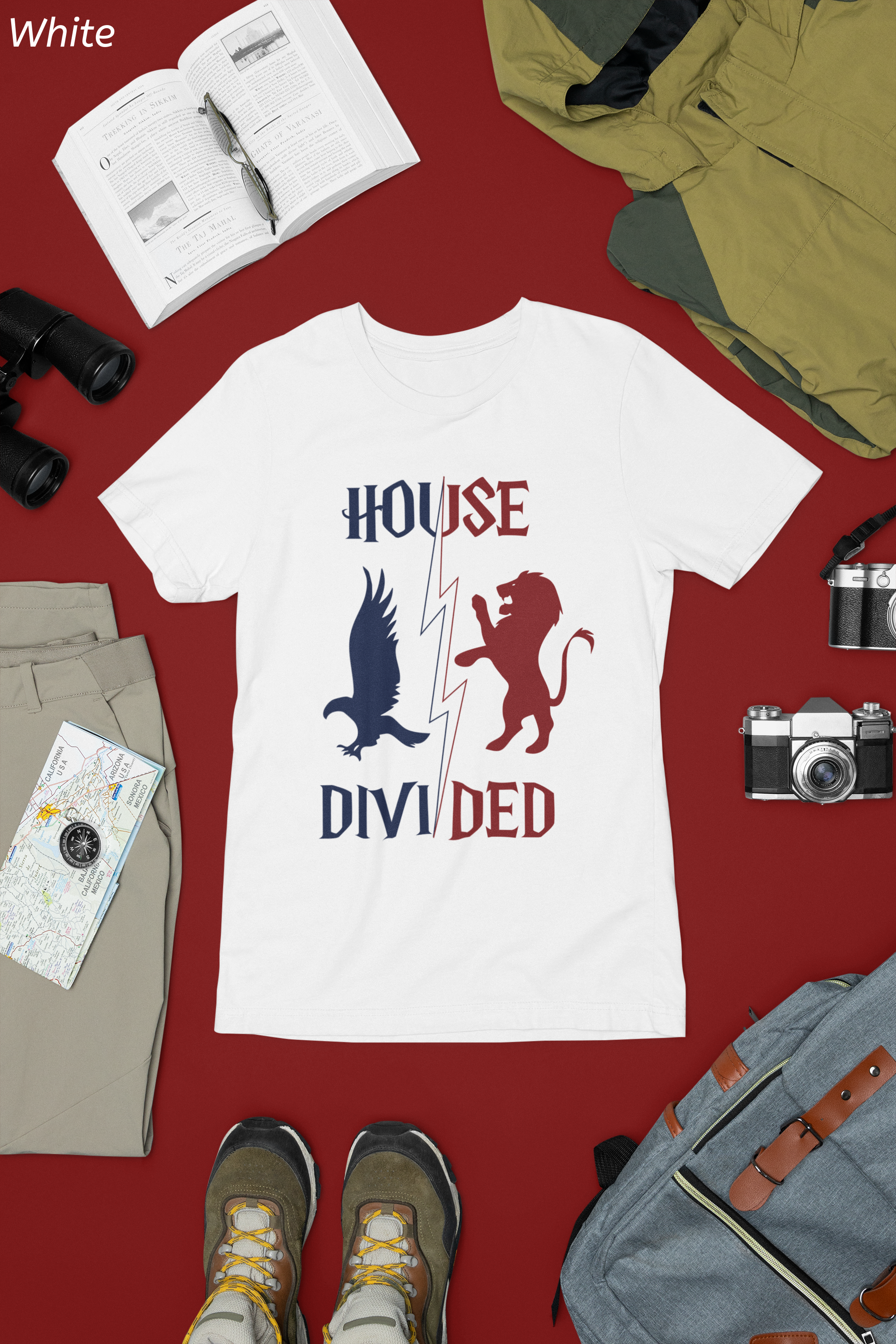 House Divided Rivalry Shirt- Lion + Raven Wizardcore Couple Tee