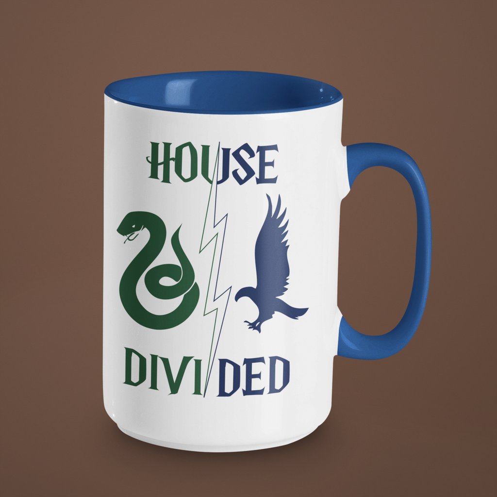 House Divided Rivalry Mug- Serpent + Raven Wizardcore Couple Mug (15oz)