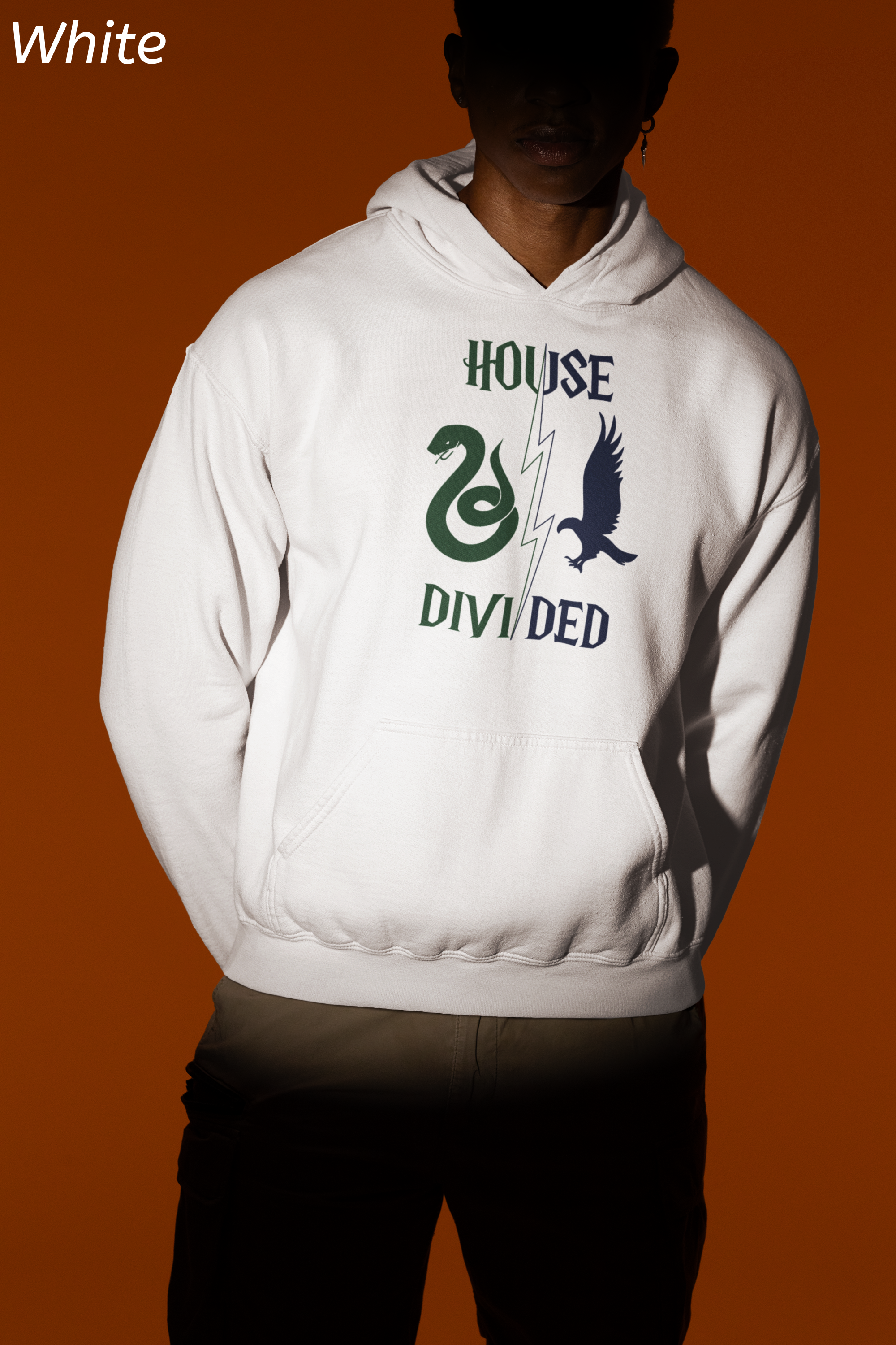 House Divided Rivalry Hoodie- Serpent + Raven Wizardcore Couple Hoodie