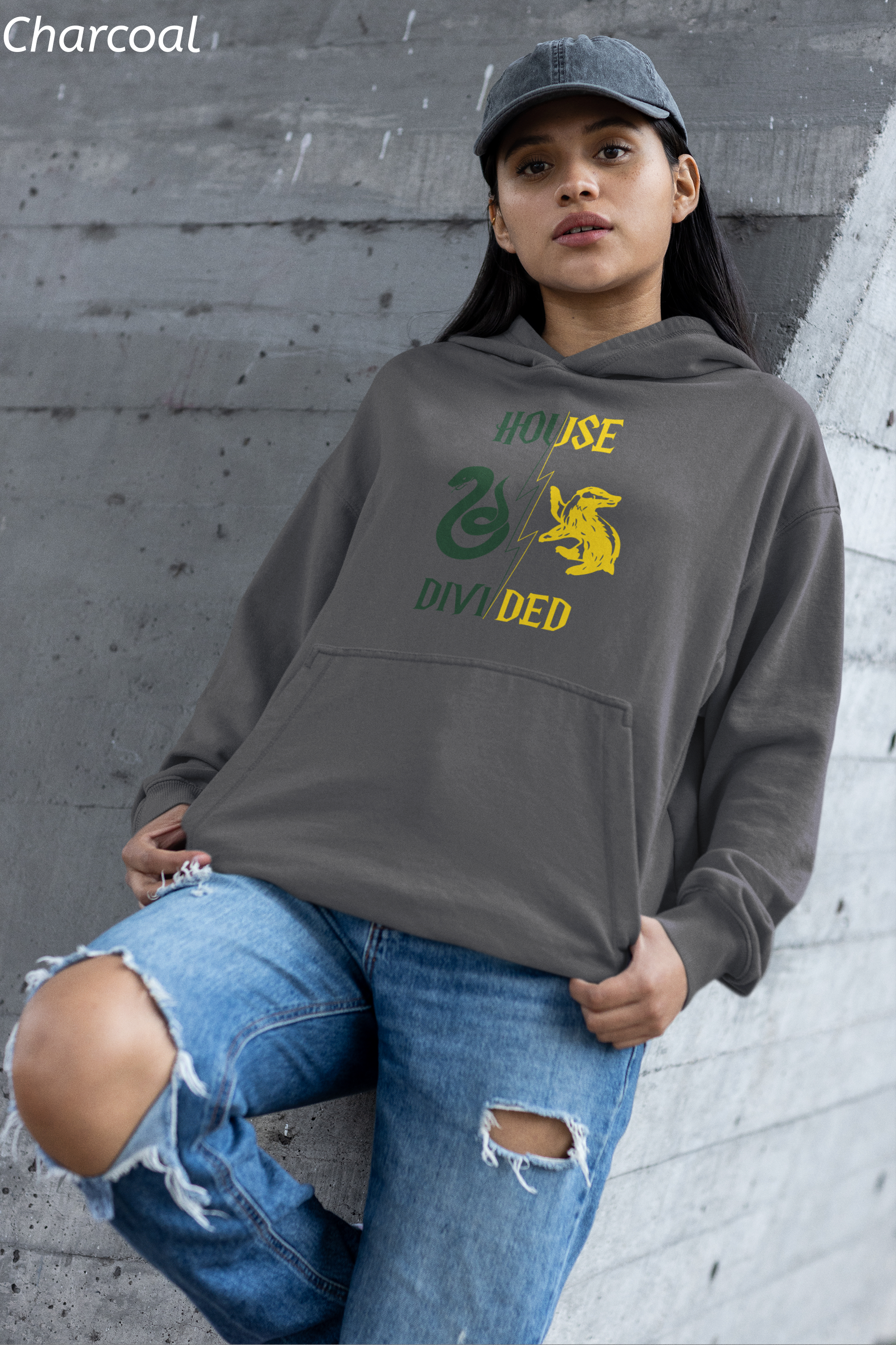 House Divided Rivalry Hoodie- Serpent + Badger Wizardcore Couple Hoodie