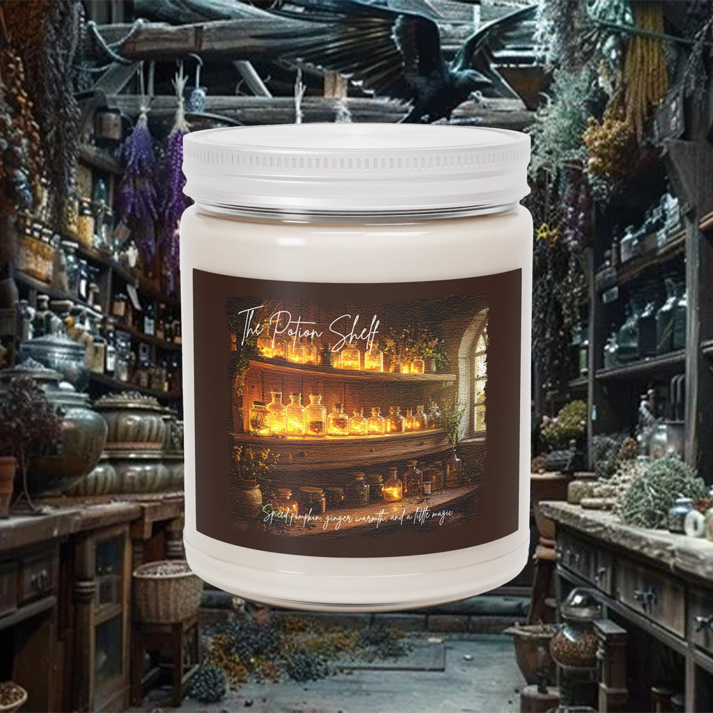 The Potion Shelf Candle- Magical Cozy Spice Scent