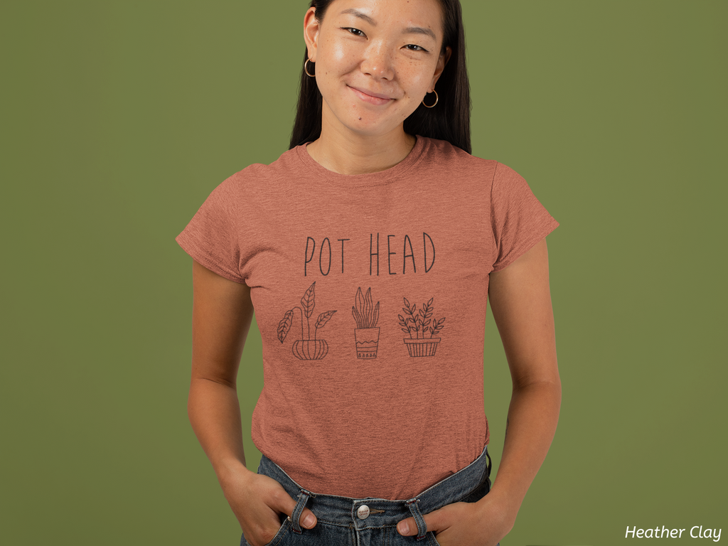 Pot Head Shirt- Funny Plant Lover Tee
