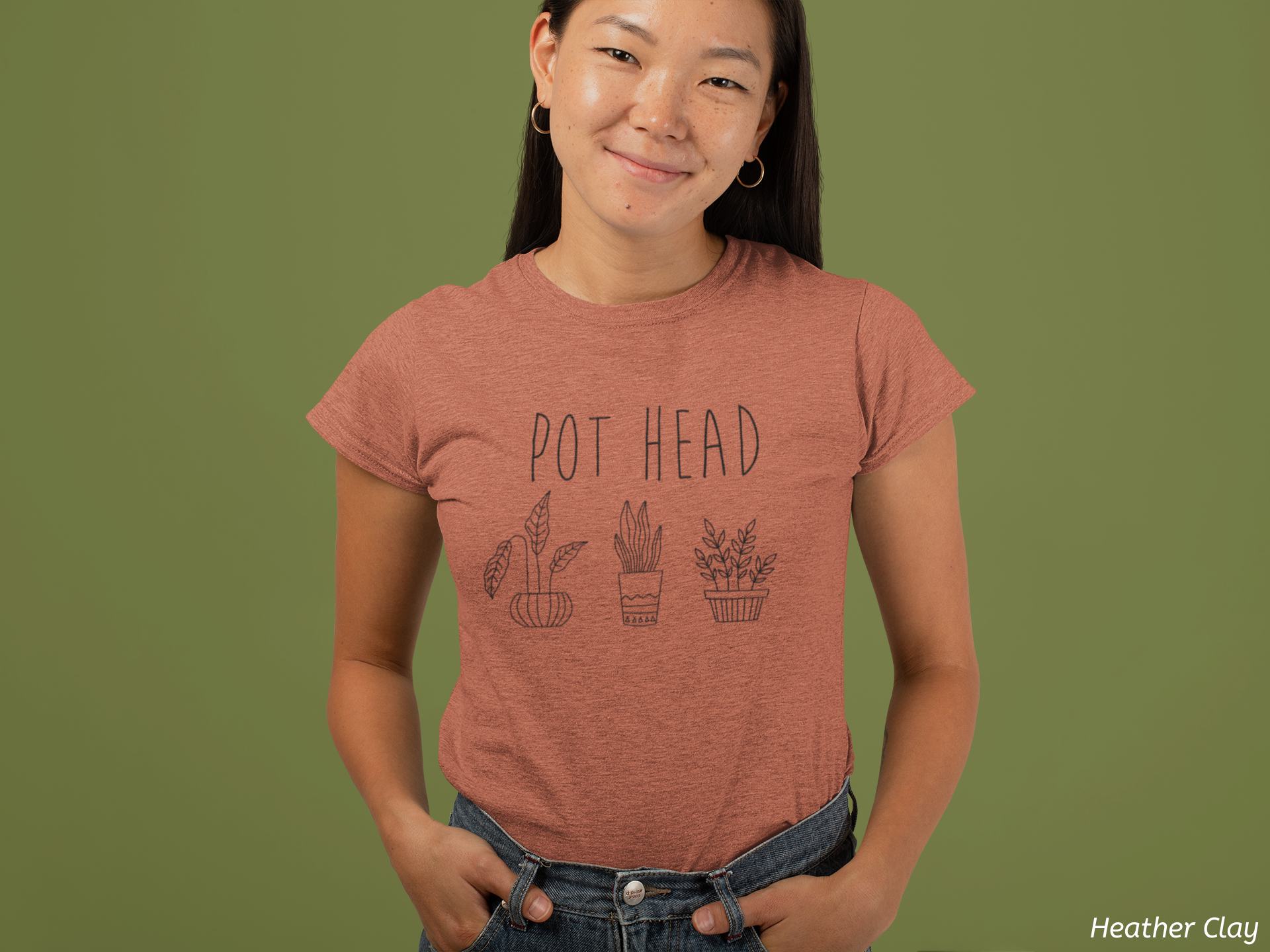 Pot Head Shirt- Funny Plant Lover Tee
