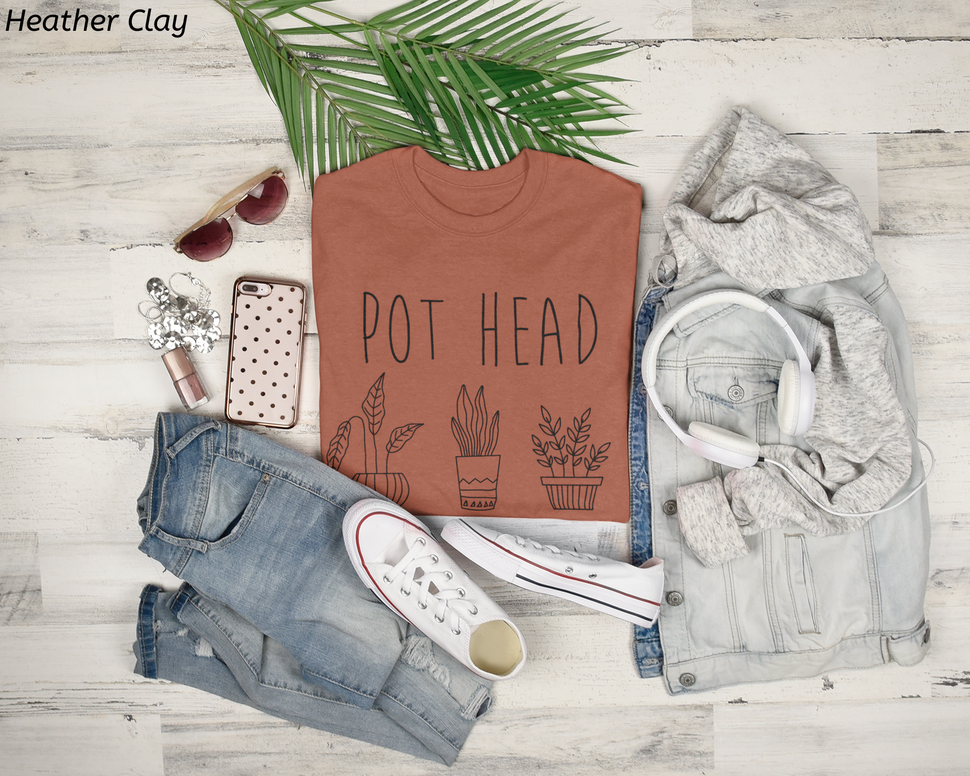 Pot Head Shirt- Funny Plant Lover Tee