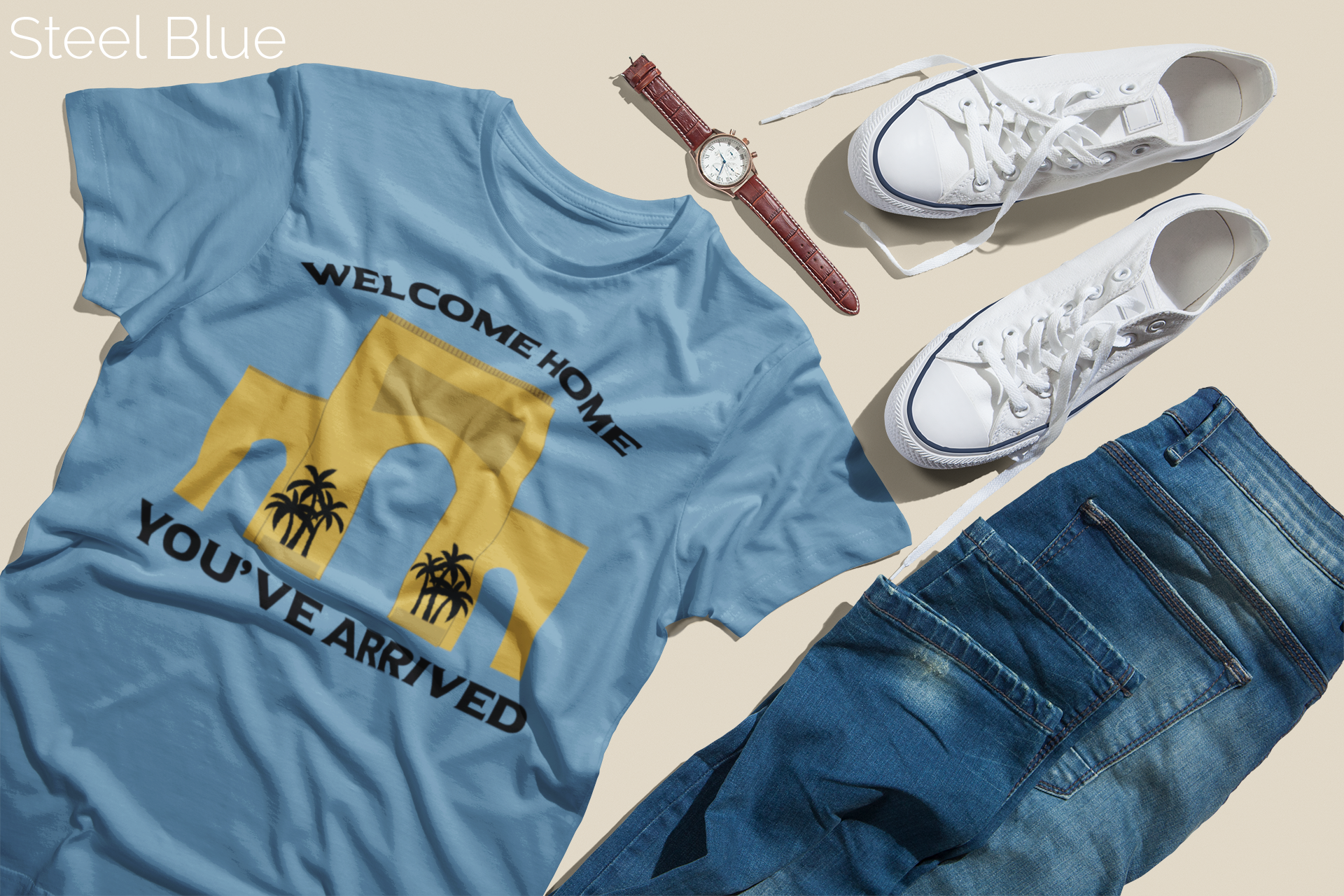 Welcome Home, You've Arrived Universal Arch Shirt- Orlando Theme Park Tee