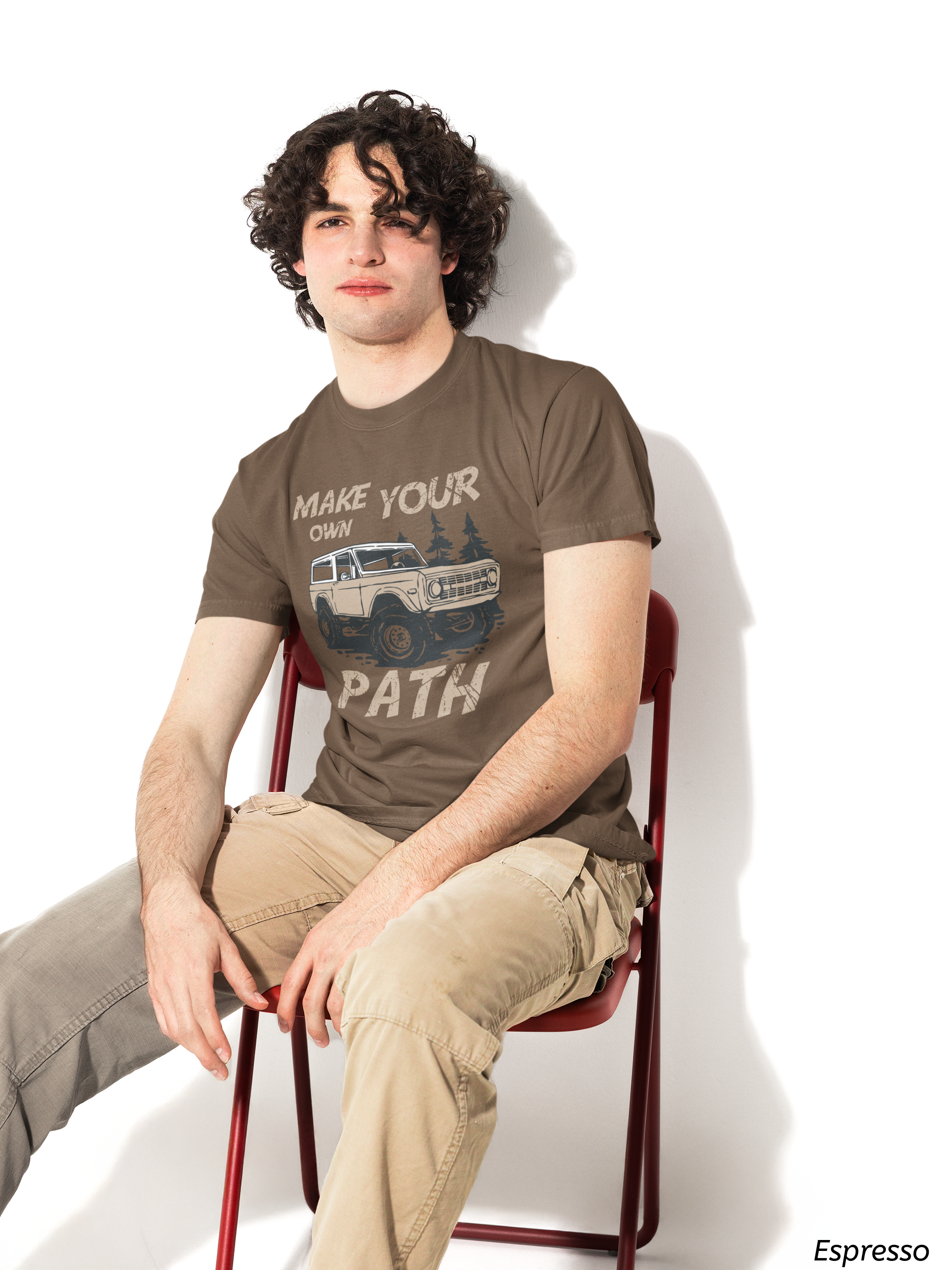 Make Your Own Path Shirt- Vintage Bronco Adventure Tee, Off Road 4x4 Shirt