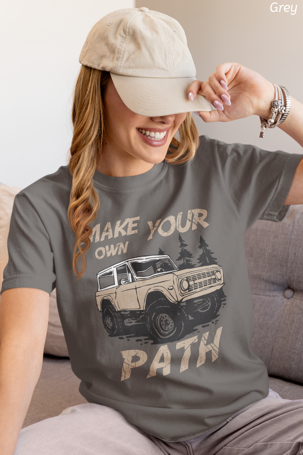 Make Your Own Path Shirt- Vintage Bronco Adventure Tee, Off Road 4x4 Shirt