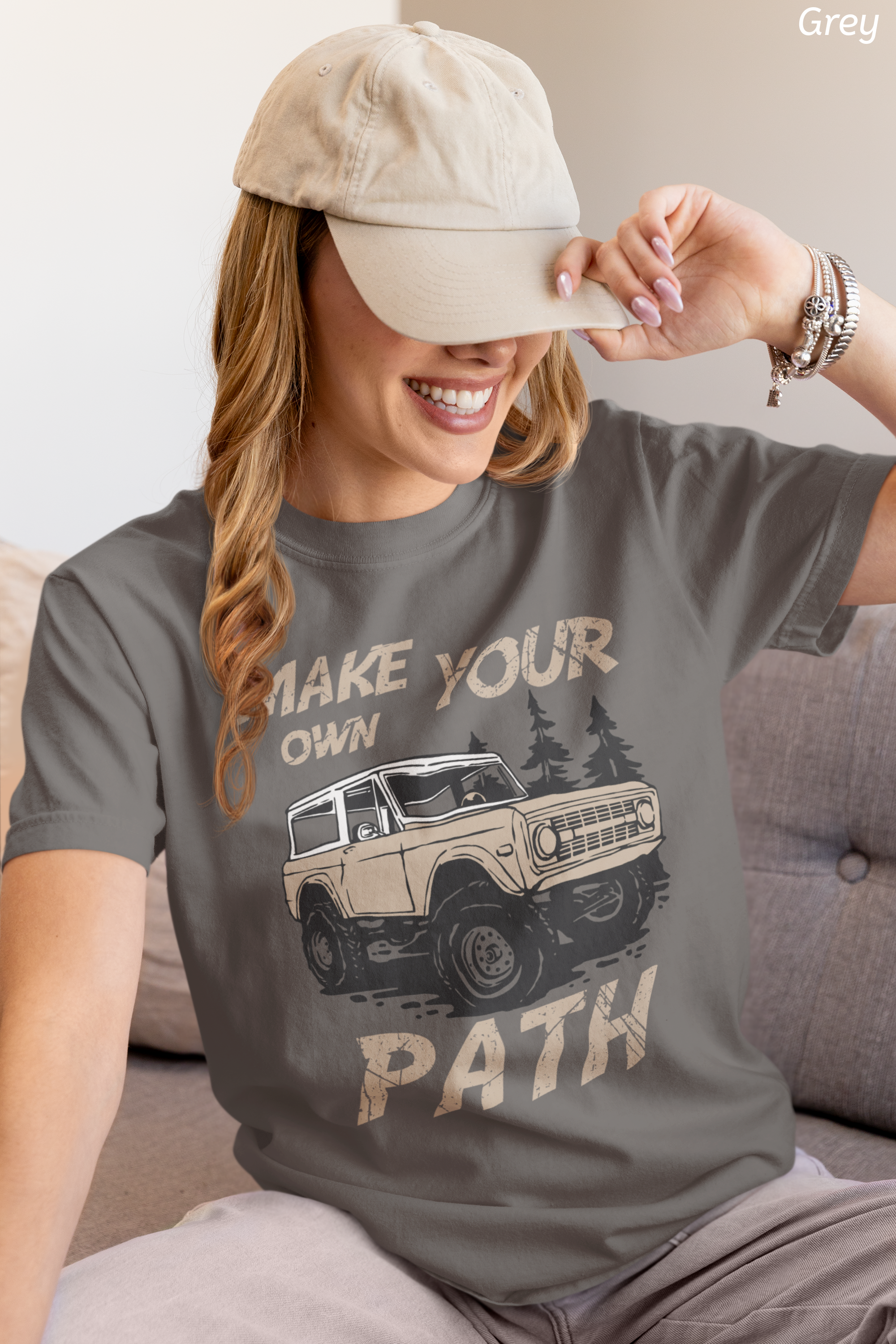 Make Your Own Path Shirt- Vintage Bronco Adventure Tee, Off Road 4x4 Shirt