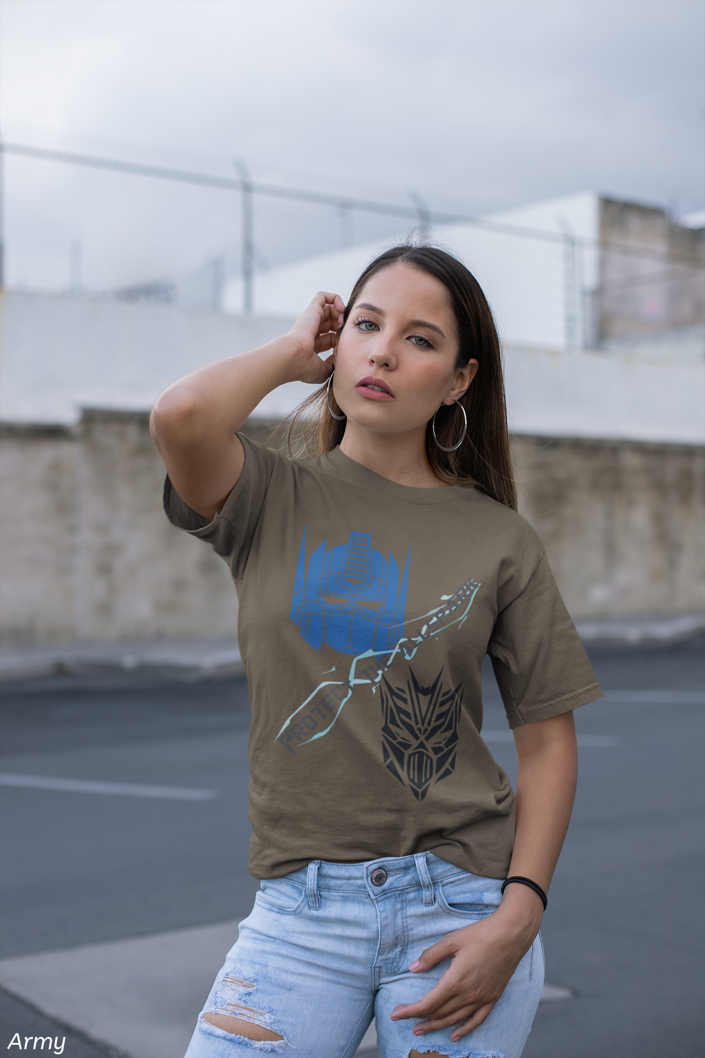 Transformers Robot Battle Ride Shirt- 3D Theme Park Ride Tee
