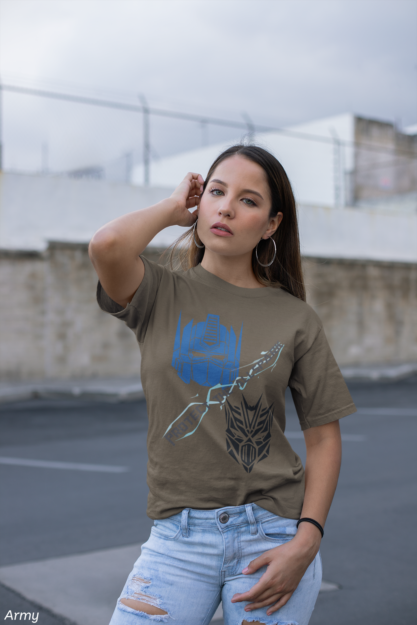 Transformers Robot Battle Ride Shirt- 3D Theme Park Ride Tee