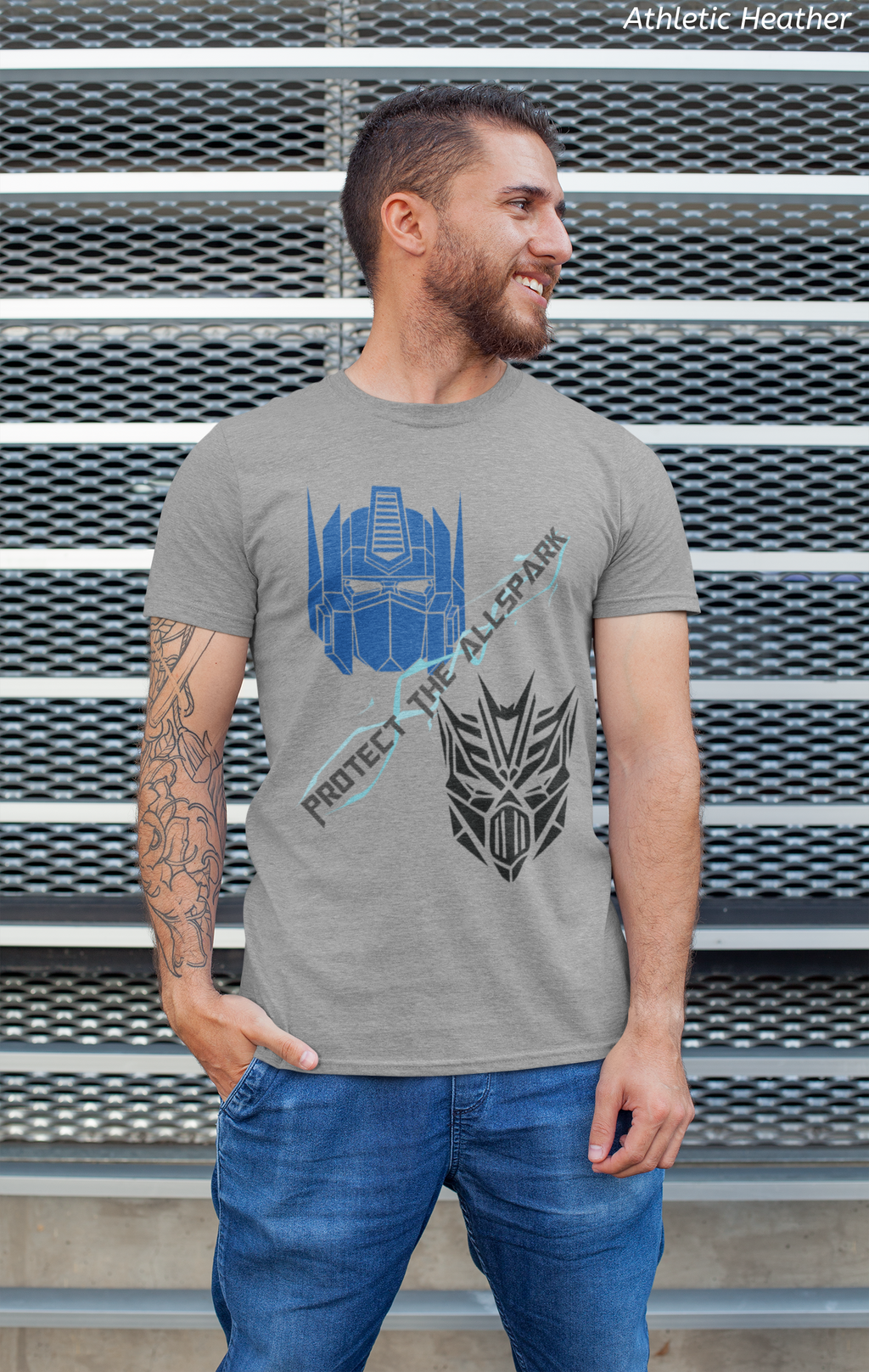 Transformers Robot Battle Ride Shirt- 3D Theme Park Ride Tee
