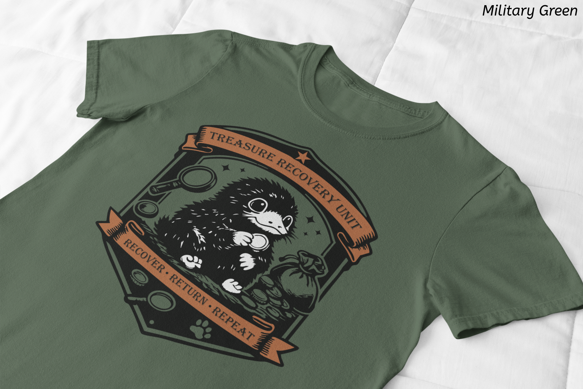 Treasure Recovery Unit Shirt- Niffler Inspired Tee, Magical Creature Shirt
