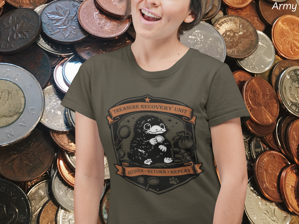 Treasure Recovery Unit Shirt- Niffler Inspired Tee, Magical Creature Shirt
