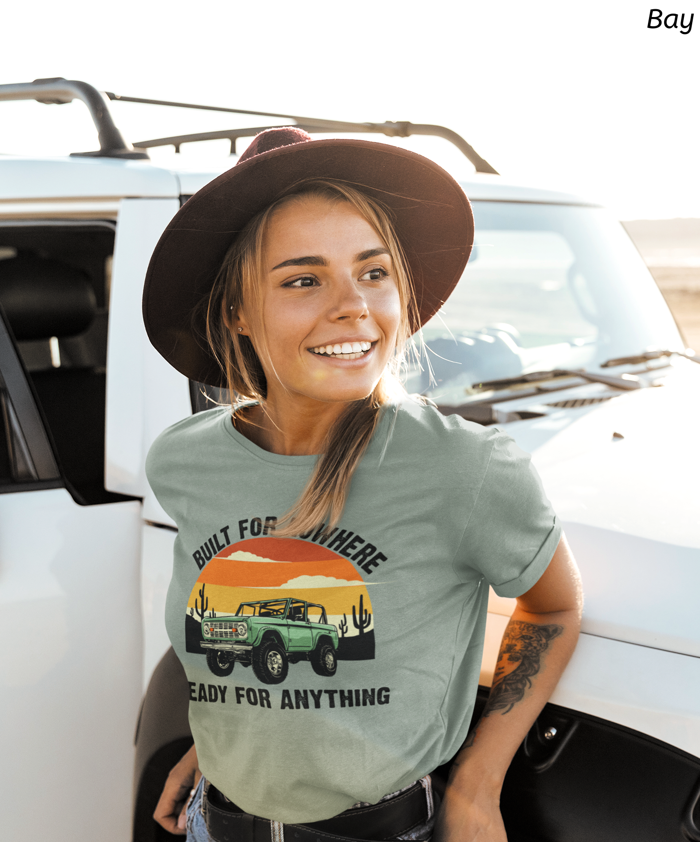 Vintage Desert 4x4 Shirt- Built for Nowhere Ready for Anything, Off Road Adventure Tee