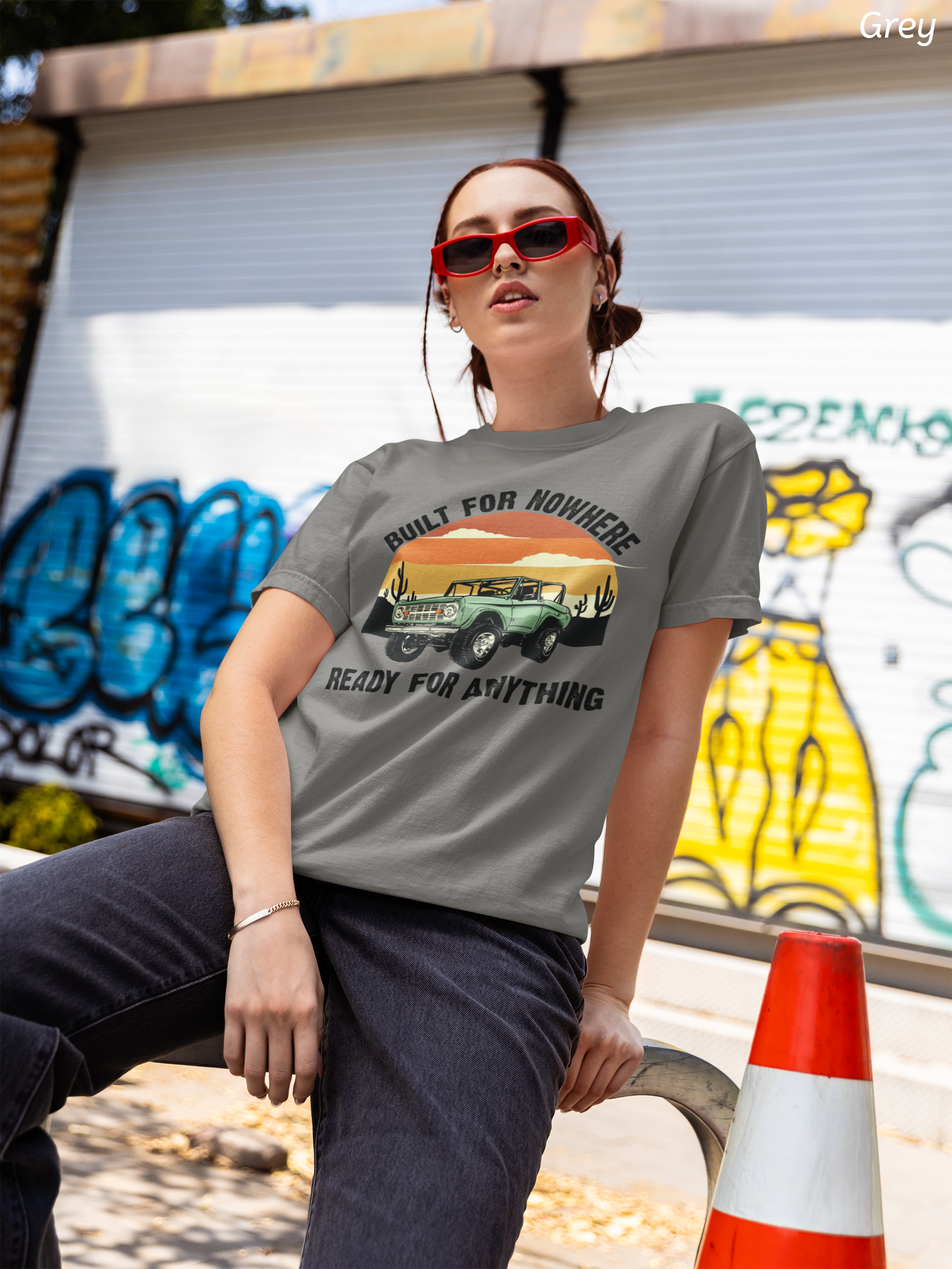 Vintage Desert 4x4 Shirt- Built for Nowhere Ready for Anything, Off Road Adventure Tee