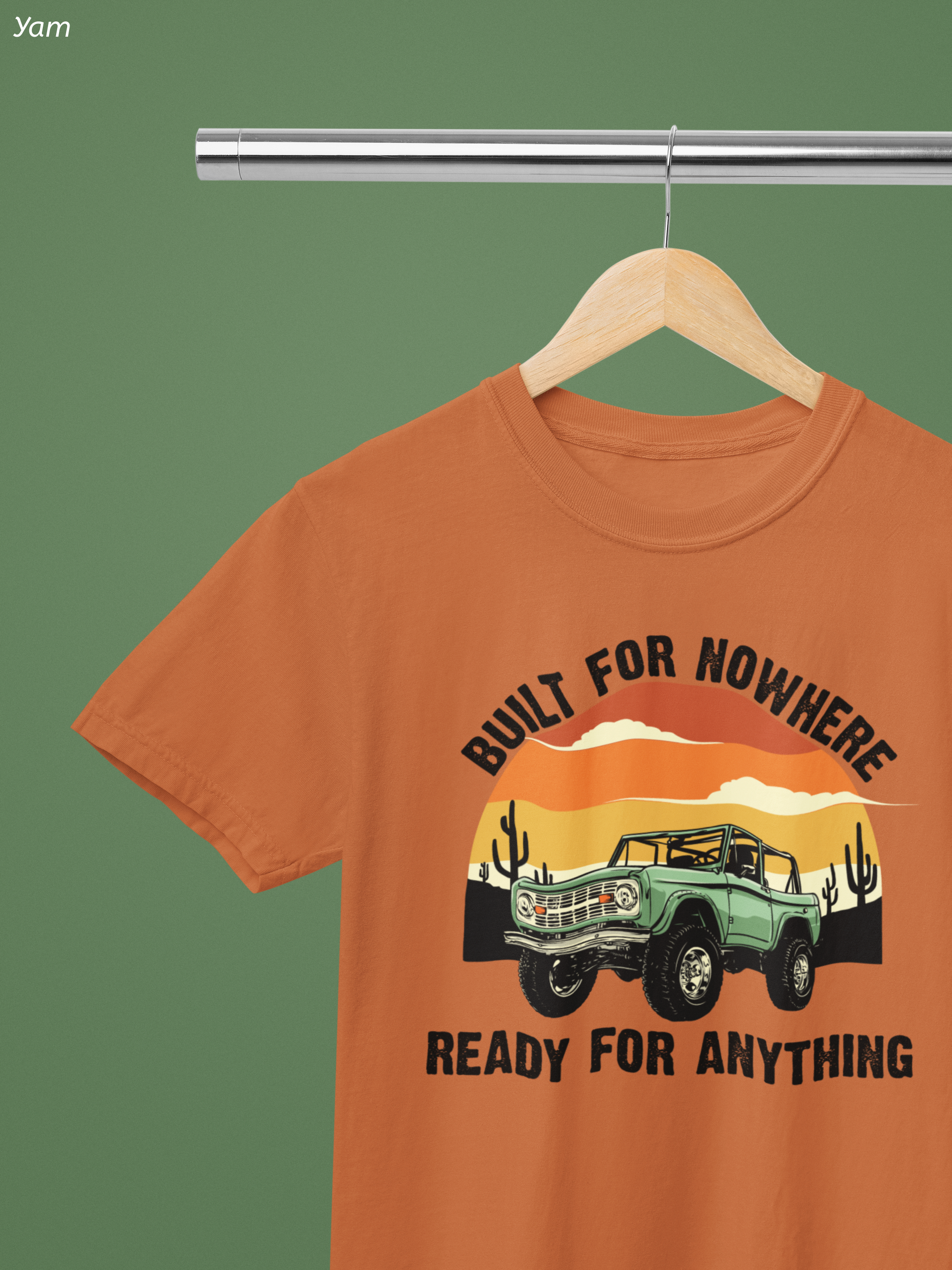 Vintage Desert 4x4 Shirt- Built for Nowhere Ready for Anything, Off Road Adventure Tee