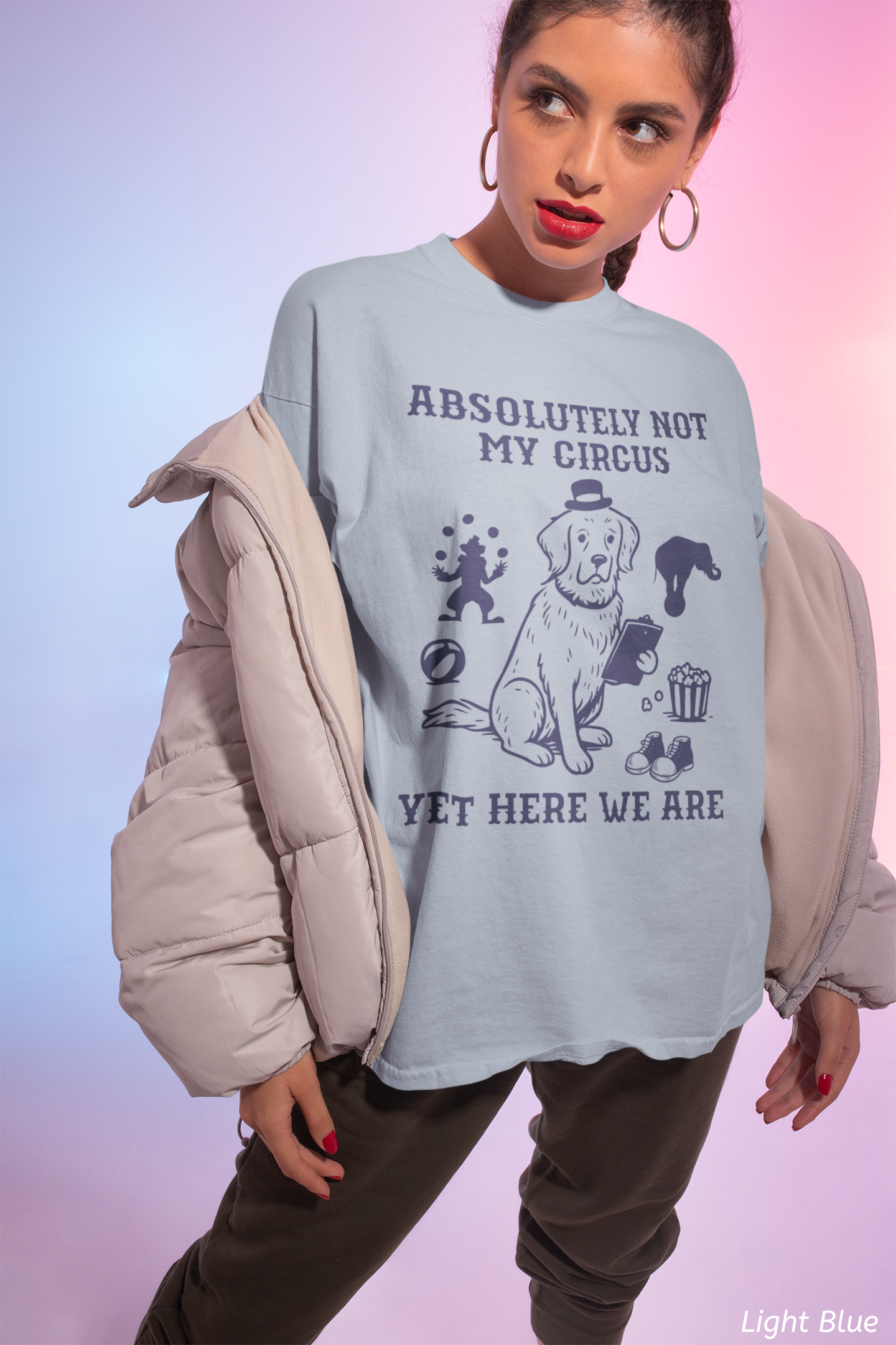 Not My Circus Shirt- Funny Dog Meltdown Tee, Chaos Coordinator Shirt