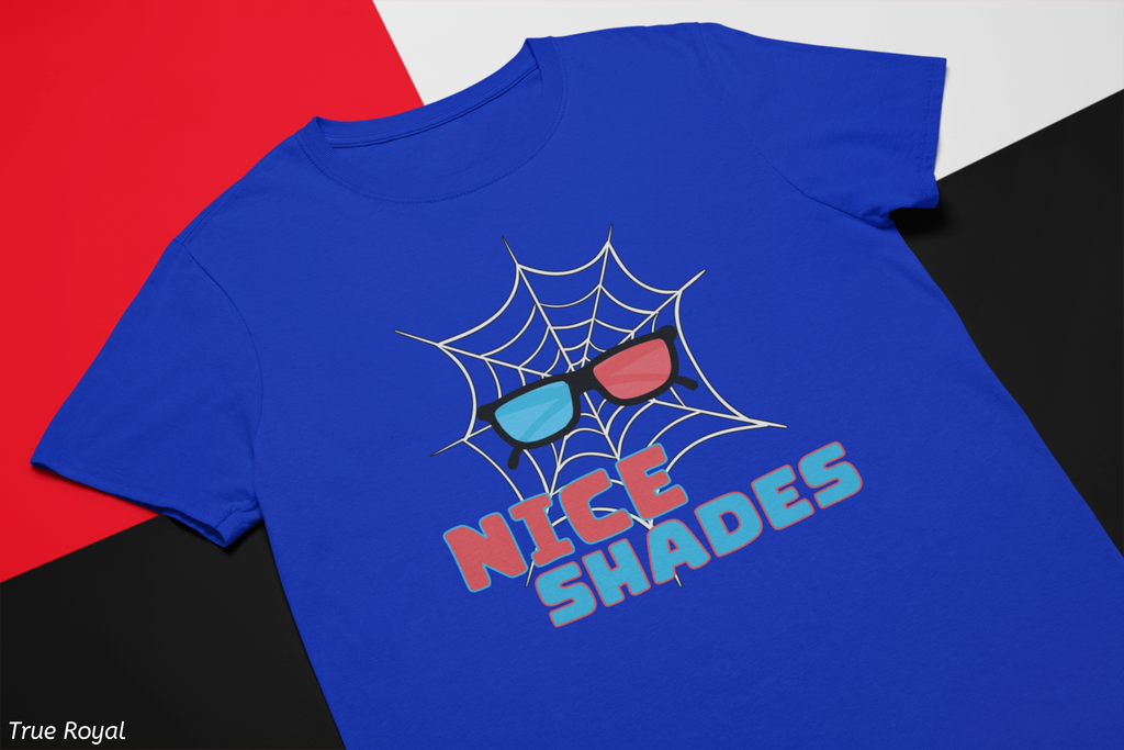 Nice Shades 3D Glasses Shirt- Theme Park Ride Inspired- Comic Web Tee