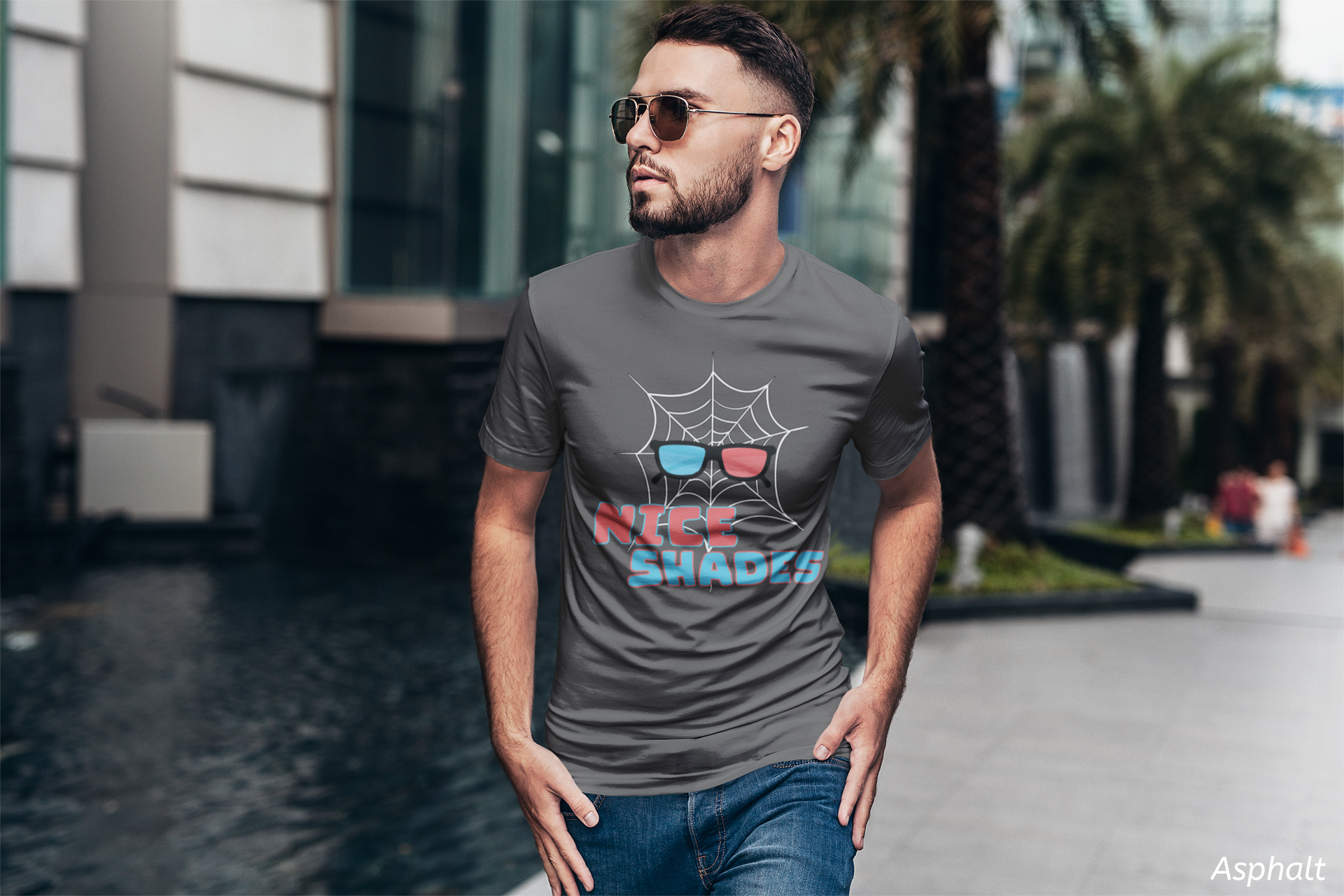Nice Shades 3D Glasses Shirt- Theme Park Ride Inspired- Comic Web Tee