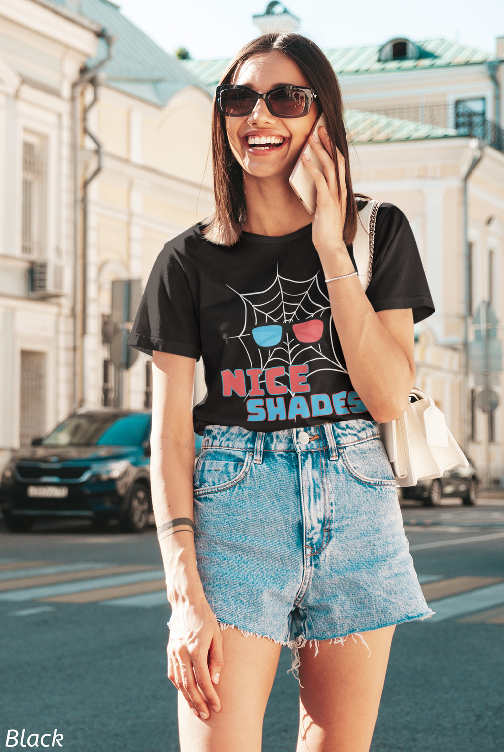 Nice Shades 3D Glasses Shirt- Theme Park Ride Inspired- Comic Web Tee
