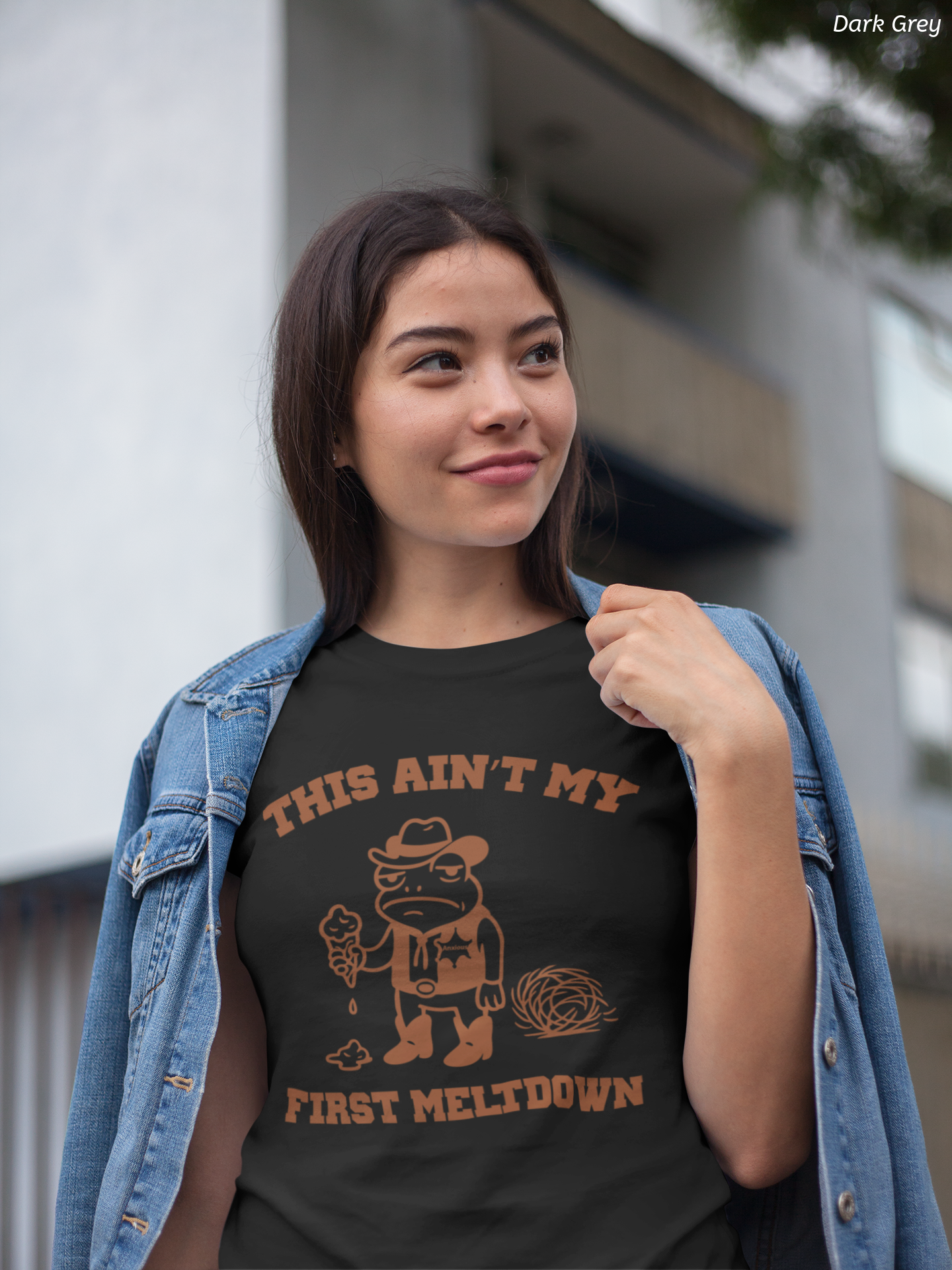 This Ain't My First Meltdown Shirt- Anxious Frog Cowboy Tee