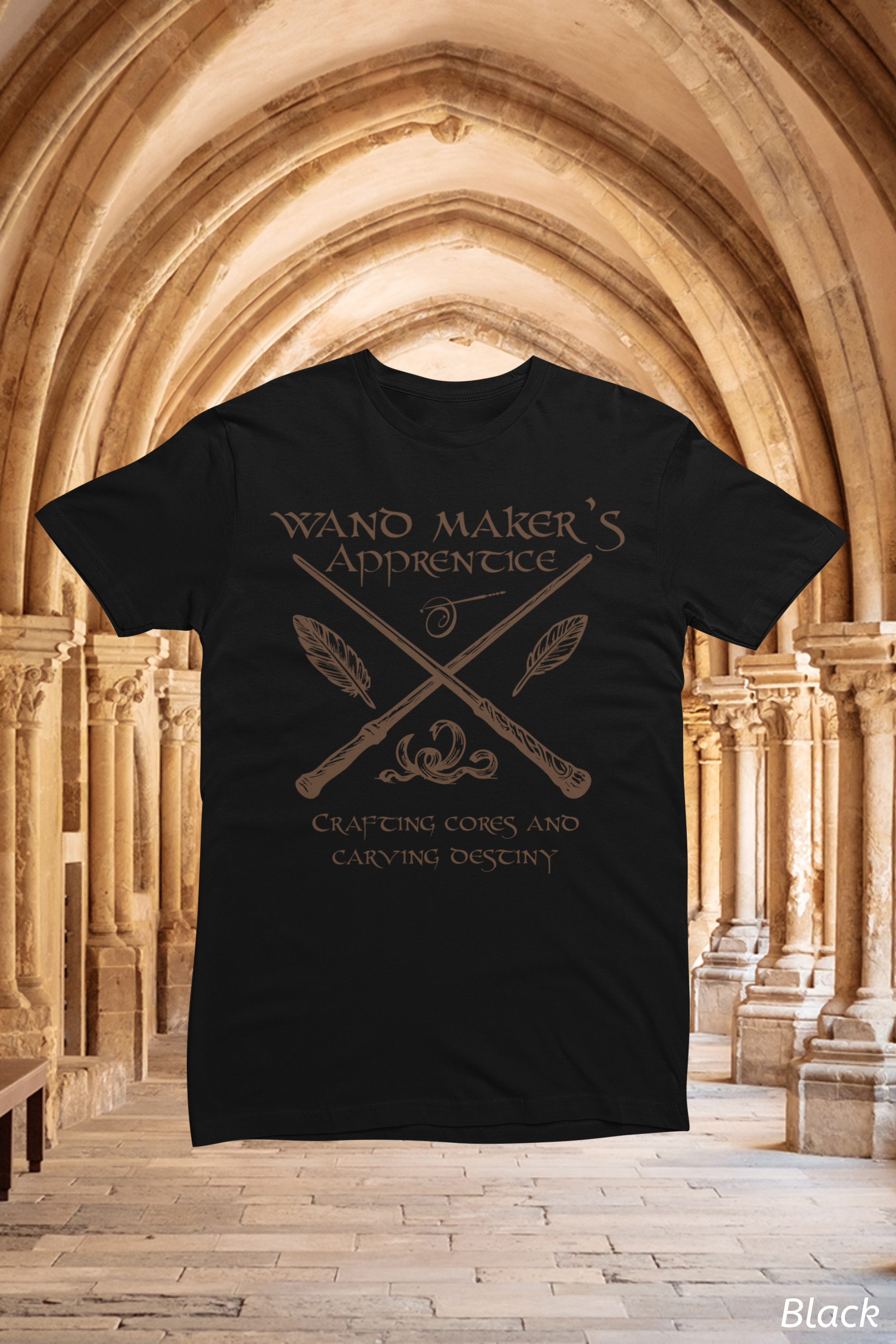 Wand Maker Apprentice Tee- Wizard Artisan Shirt, Magical Career Tee